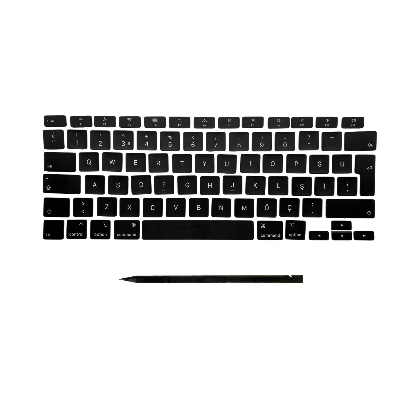 Ersatztasten & Scharniere für MacBook Pro/Air Tastatur Türkisches Layout ISO