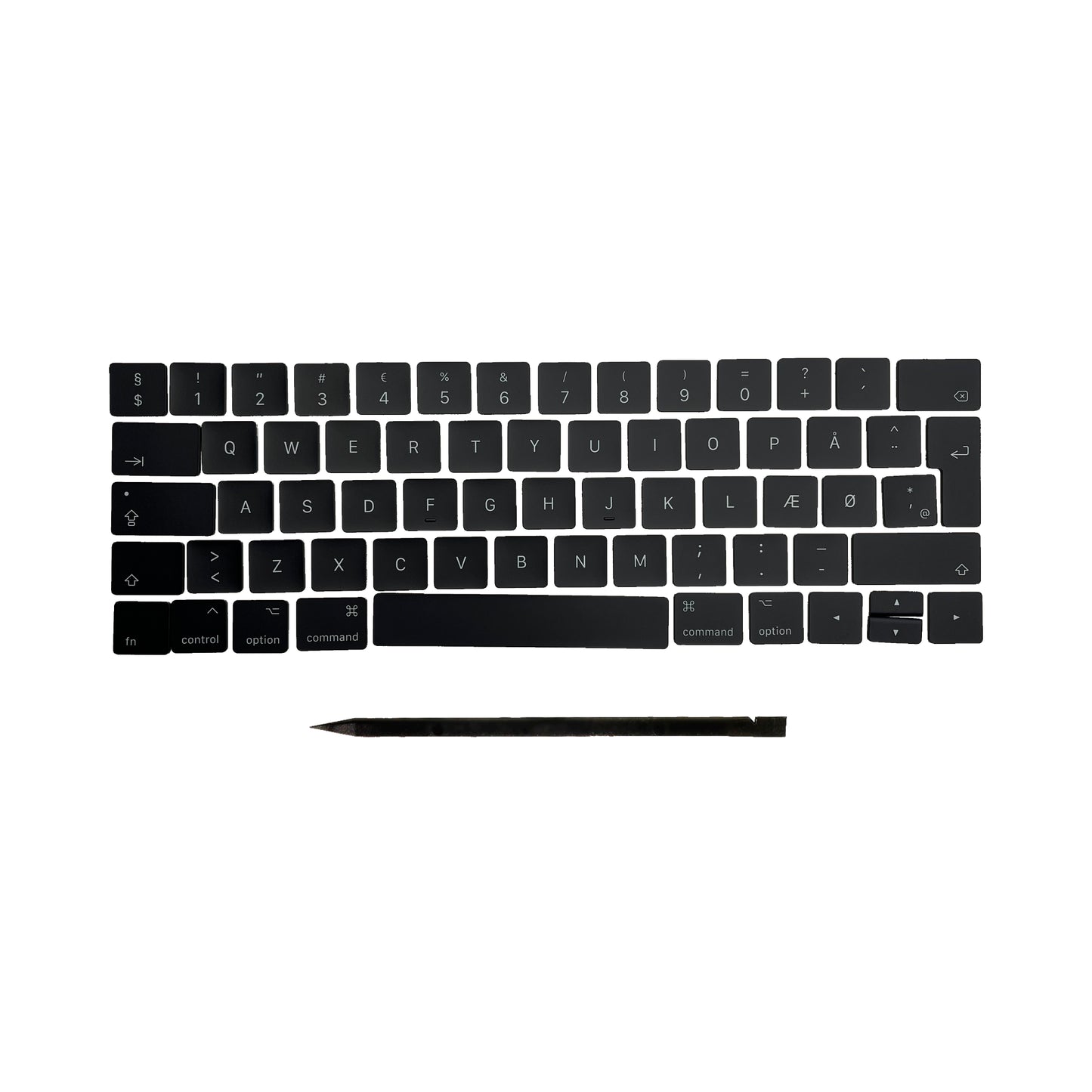 Ersatztasten & Scharniere für MacBook Pro/Air Tastatur Dänisches Layout ISO