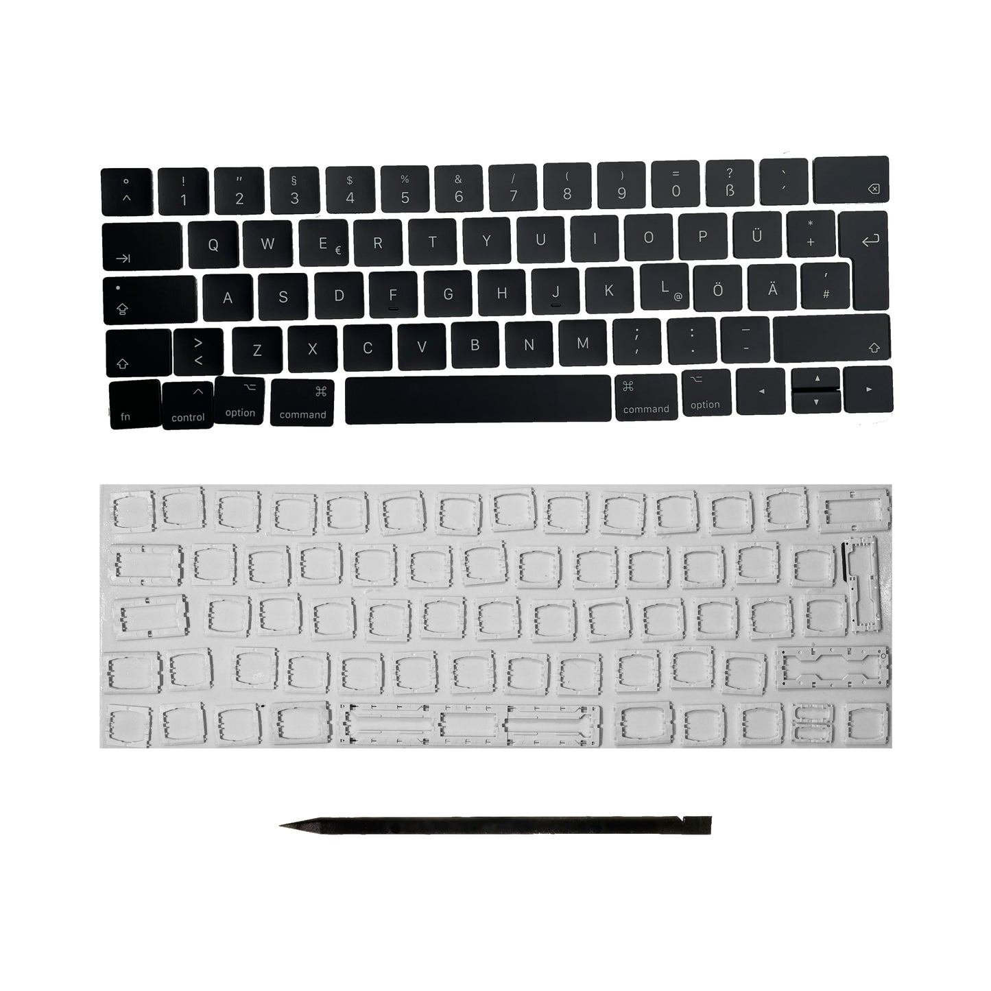 Ersatztasten & Scharniere für MacBook Pro/Air Tastatur Norwegisches Layout ISO