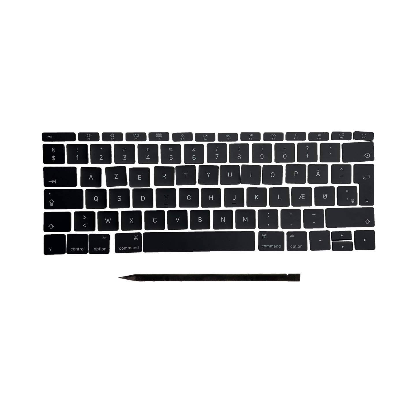 Ersatztasten & Scharniere für MacBook Pro/Air Tastatur Dänisches Layout ISO