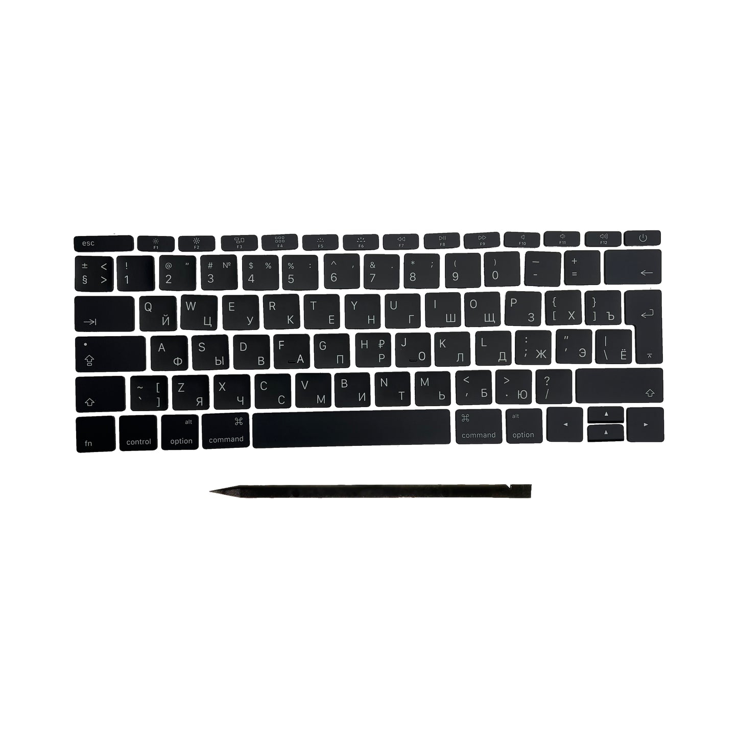 Ersatztasten & Scharniere für MacBook Pro/Air Tastatur Russisches Layout ISO