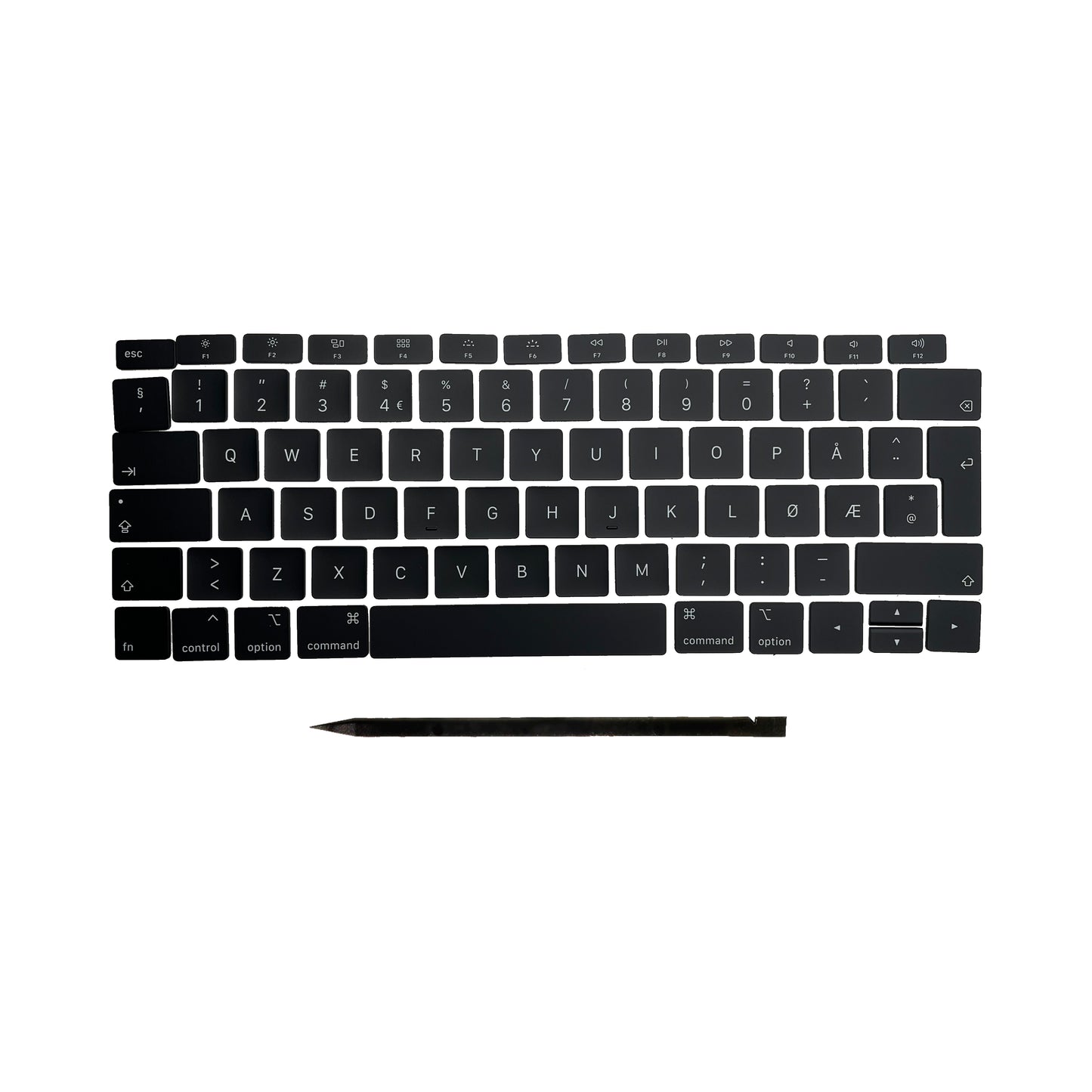 Ersatztasten & Scharniere für MacBook Pro/Air Tastatur Norwegisches Layout ISO