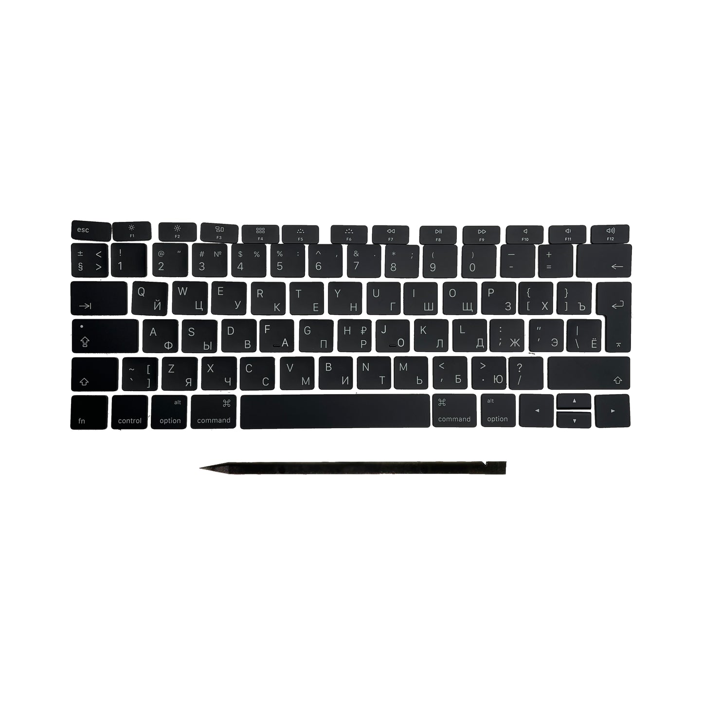 Ersatztasten & Scharniere für MacBook Pro/Air Tastatur Russisches Layout ISO