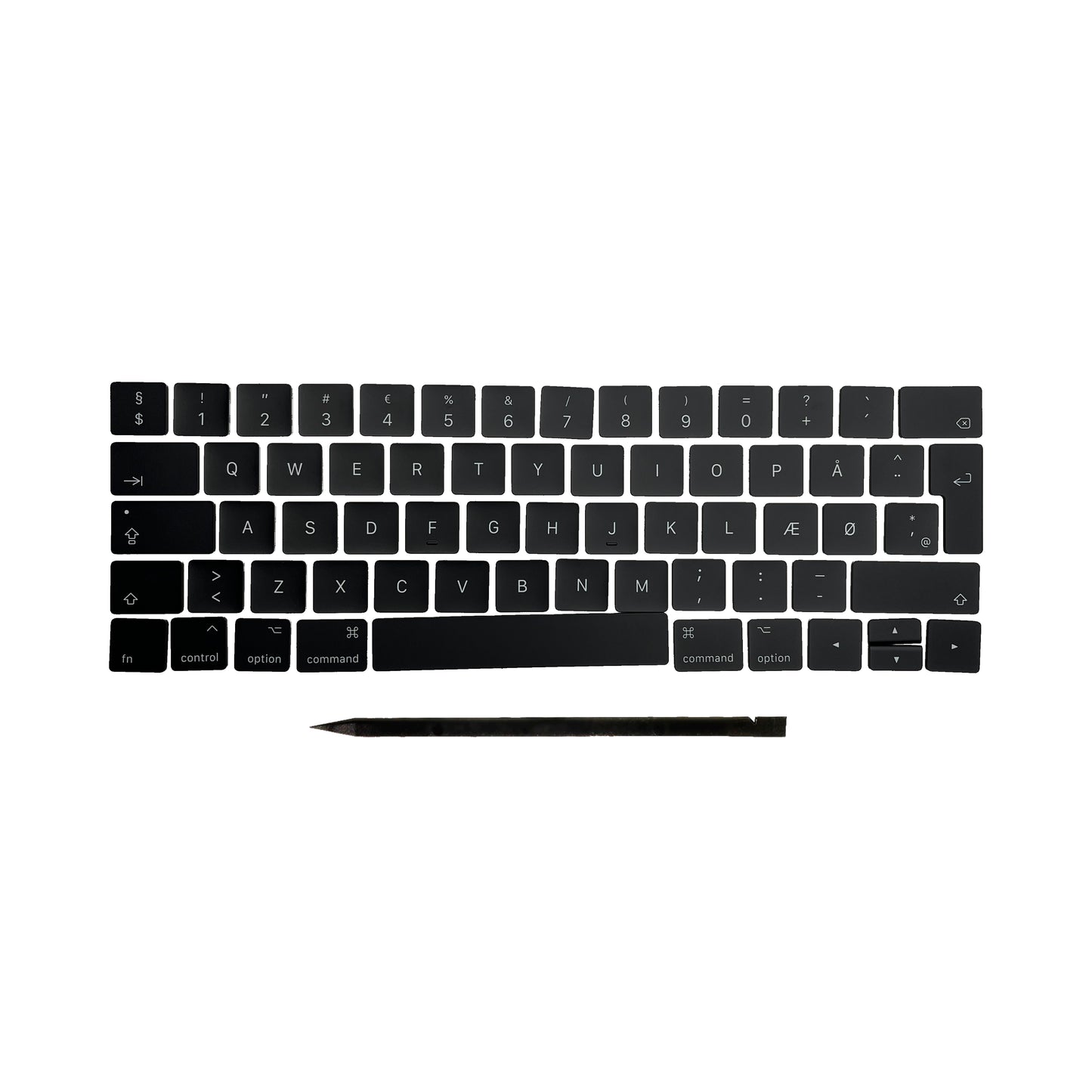 Ersatztasten & Scharniere für MacBook Pro/Air Tastatur Dänisches Layout ISO