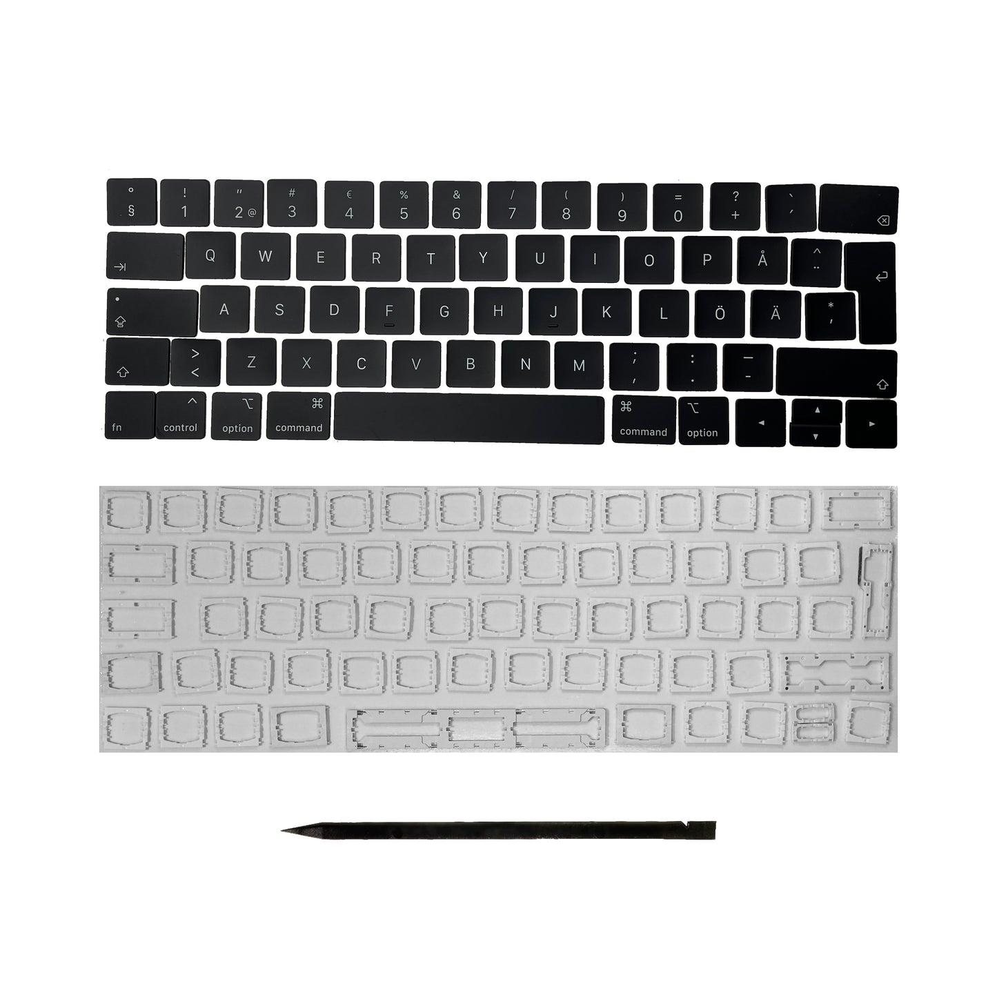 Ersatztasten & Scharniere für MacBook Pro/Air Tastatur Schwedisches Layout ISO