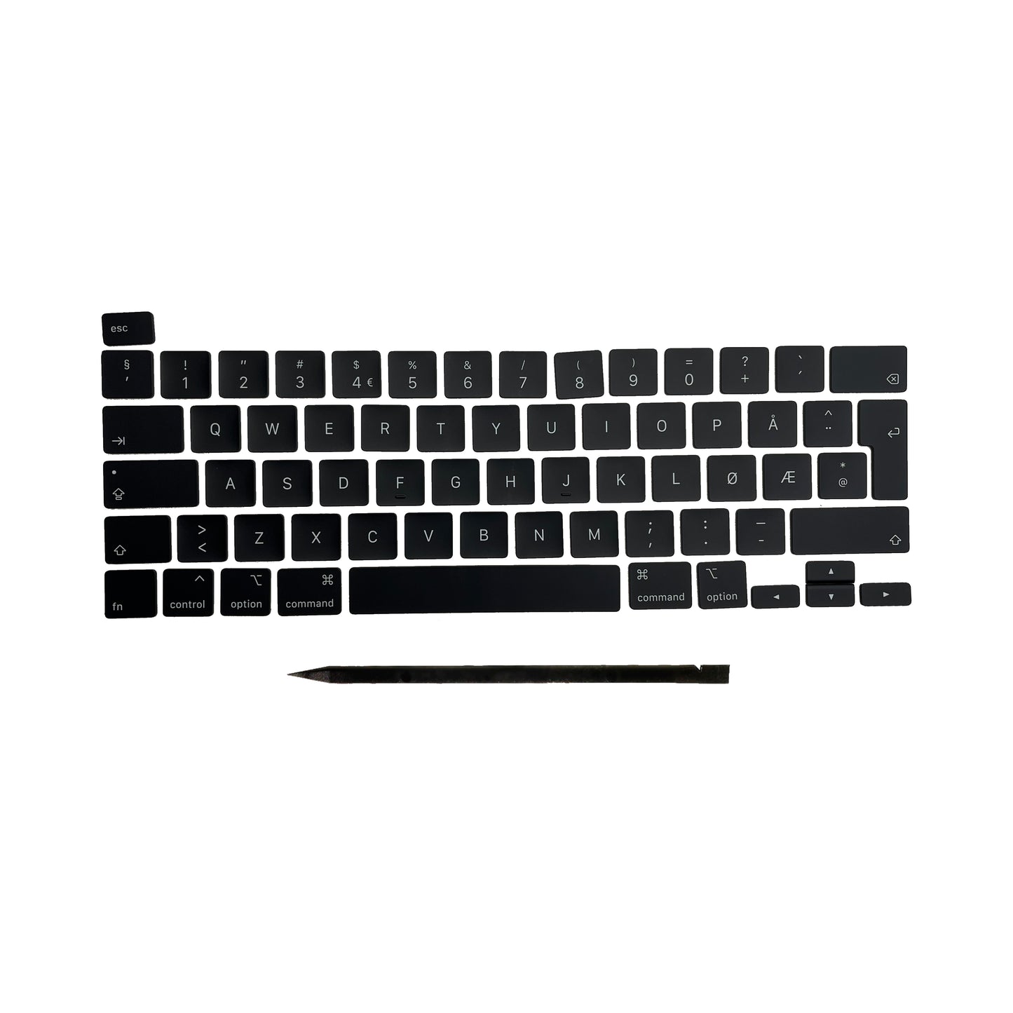 Ersatztasten & Scharniere für MacBook Pro/Air Tastatur Norwegisches Layout ISO