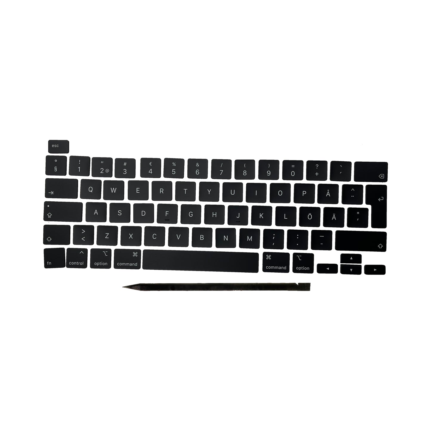 Ersatztasten & Scharniere für MacBook Pro/Air Tastatur Schwedisches Layout ISO