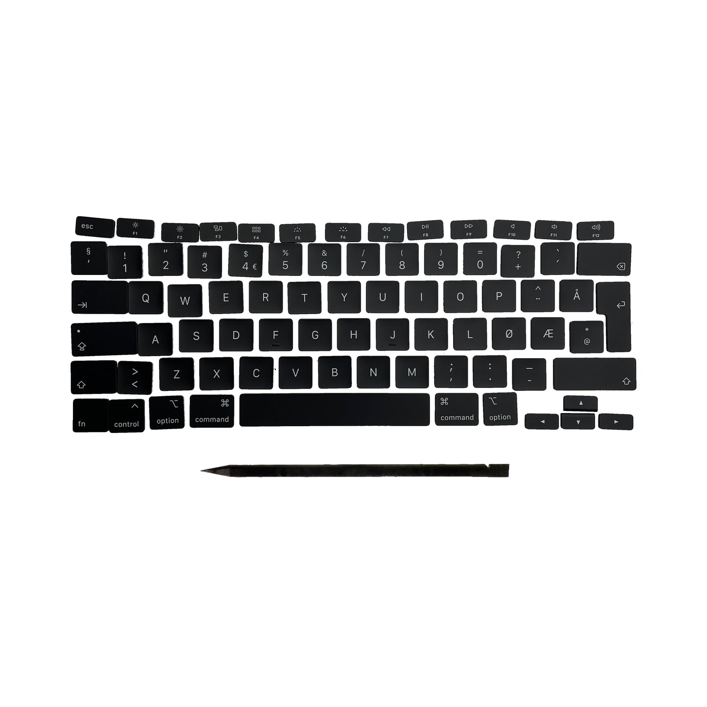 Ersatztasten & Scharniere für MacBook Pro/Air Tastatur Norwegisches Layout ISO