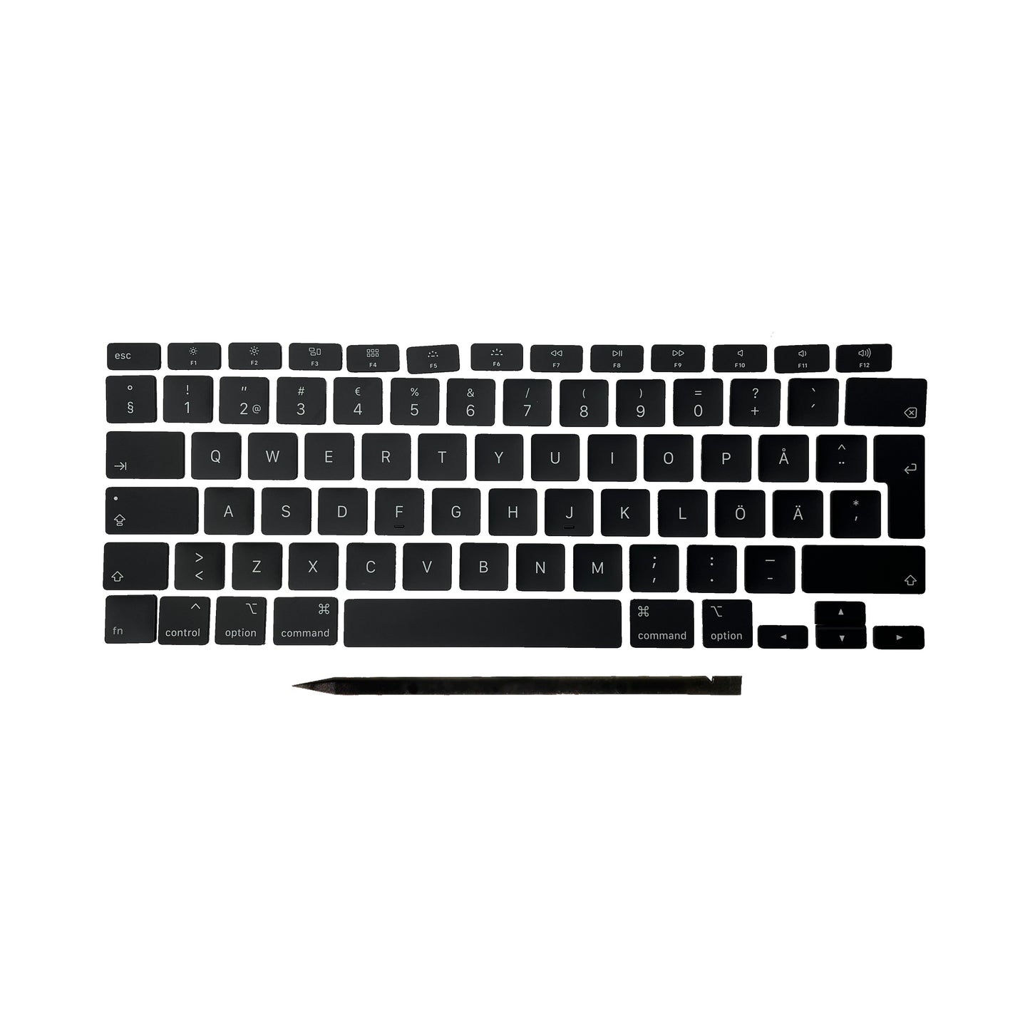 Ersatztasten & Scharniere für MacBook Pro/Air Tastatur Schwedisches Layout ISO