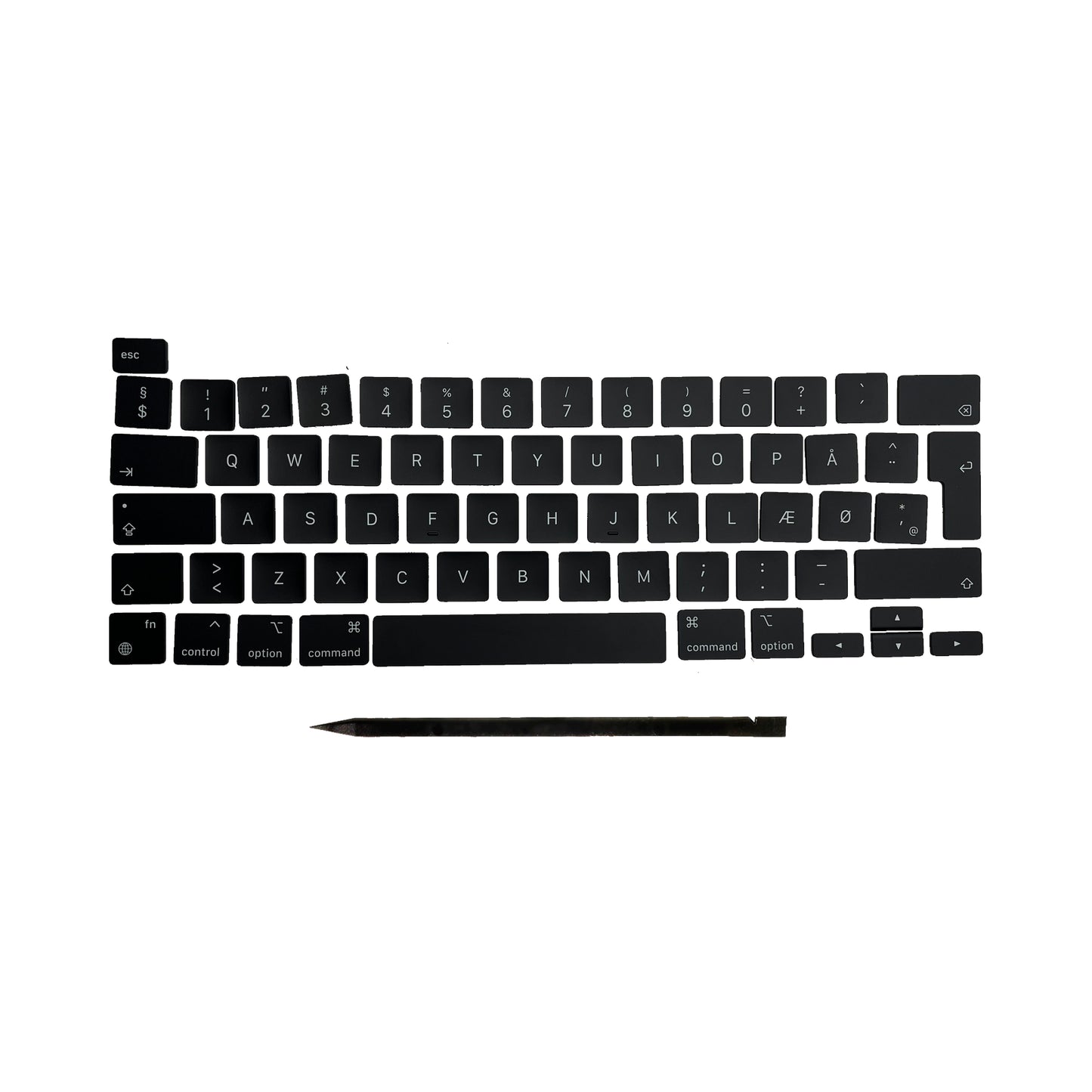 Ersatztasten & Scharniere für MacBook Pro/Air Tastatur Dänisches Layout ISO
