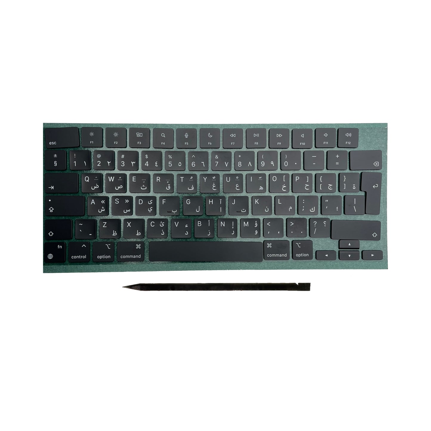 Keys & Clips for MacBook Pro/Air Keyboard Arabic Layout ISO