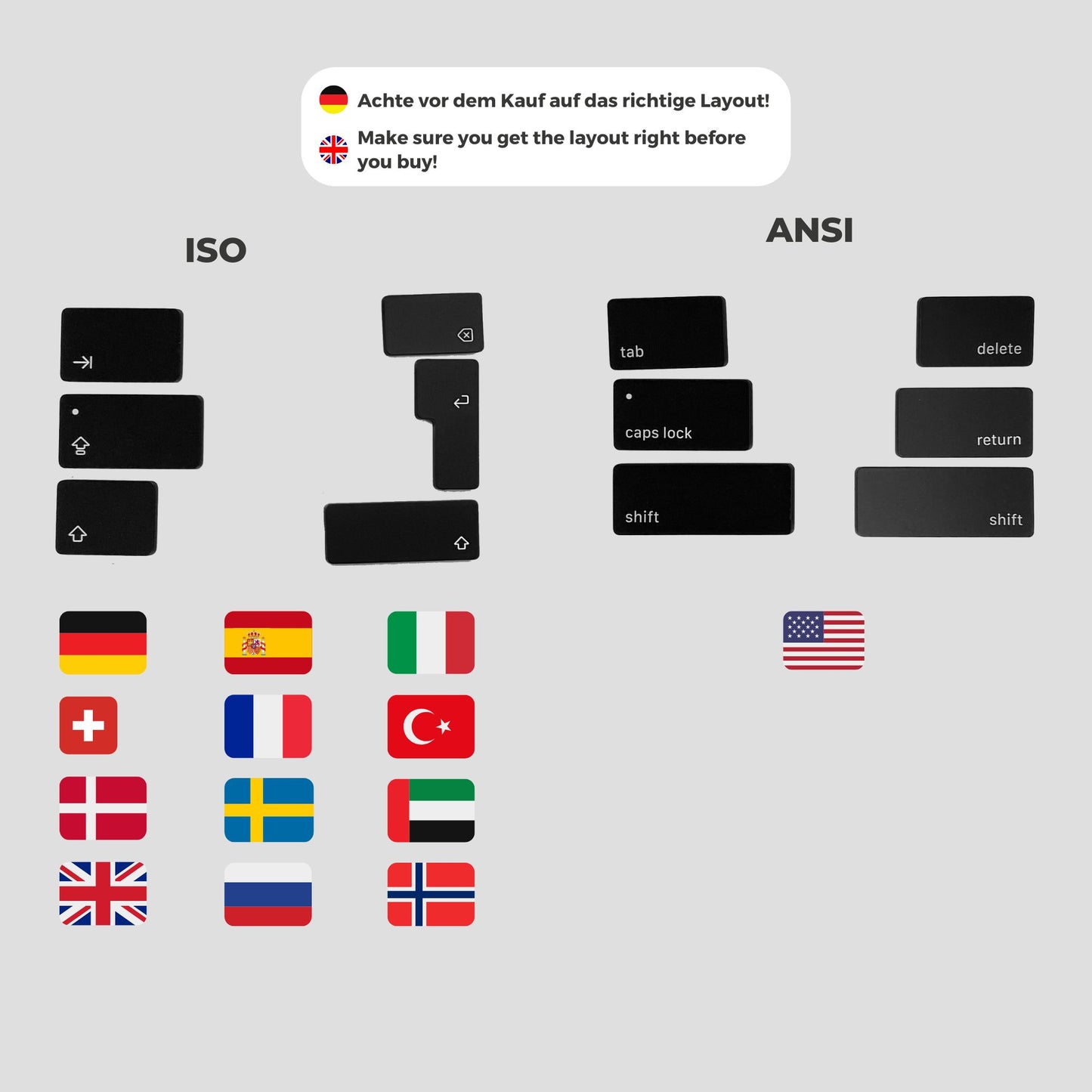 Einzel Tasten Reparaturset für MacBook Pro/Air Herbst 2019-2024 Taste + Scharnier