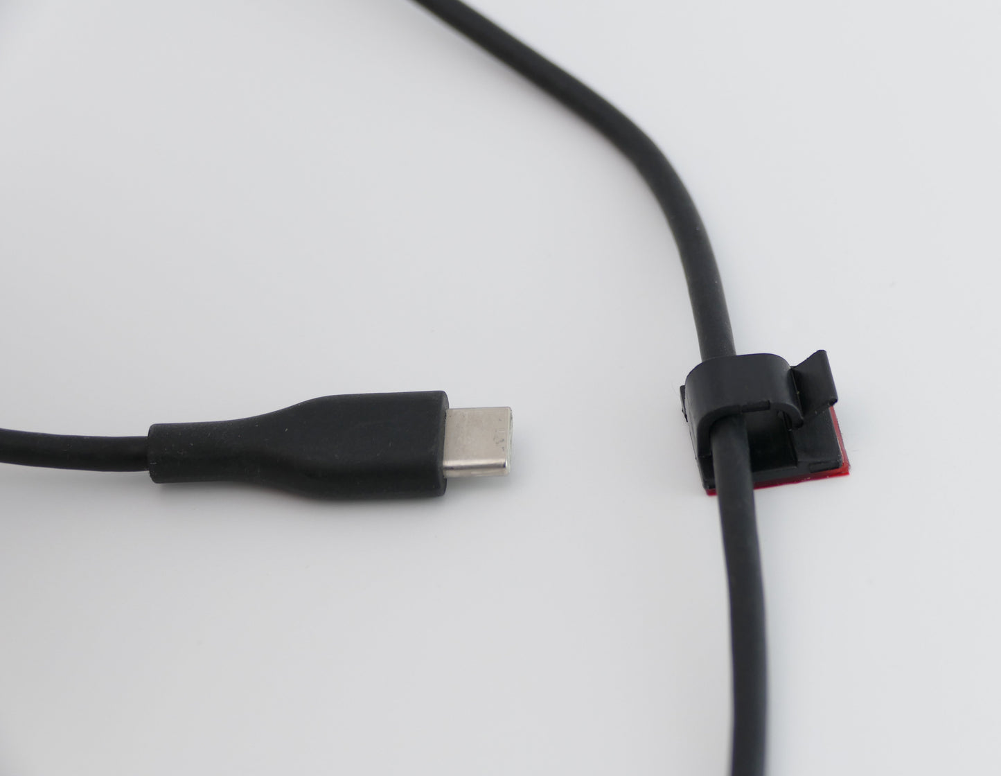 Cable clip/cable holder self-adhesive (black/white/transparent) 🔌