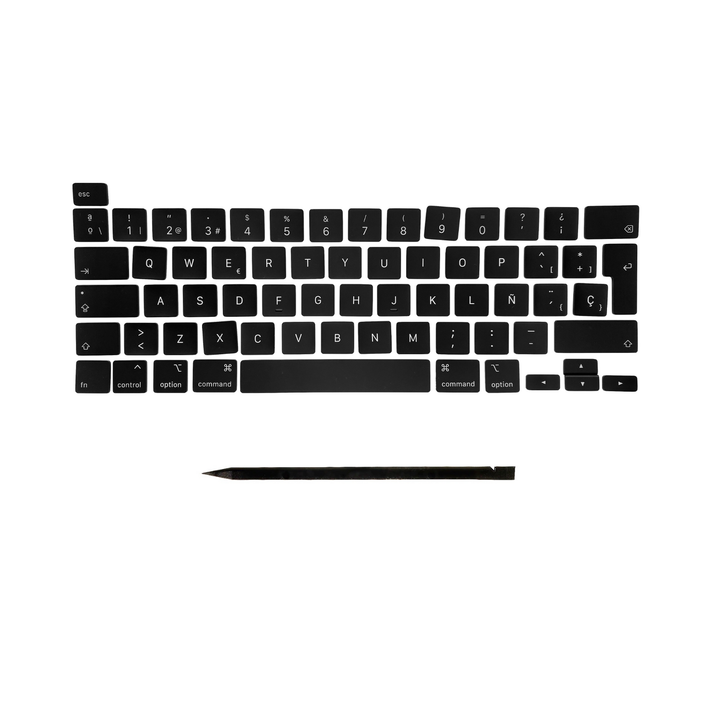 Ersatztasten & Scharniere für MacBook Pro/Air Tastatur Spanisches Layout ISO