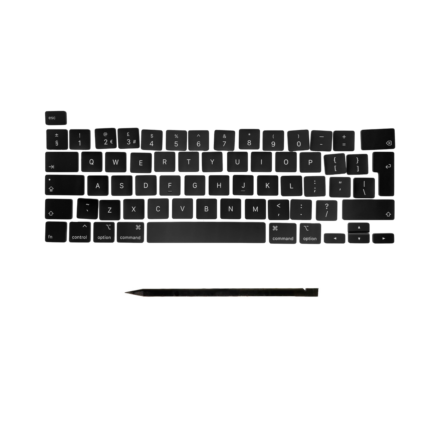 Keys & Clips for MacBook Pro/Air Keyboard UK-English Layout ISO