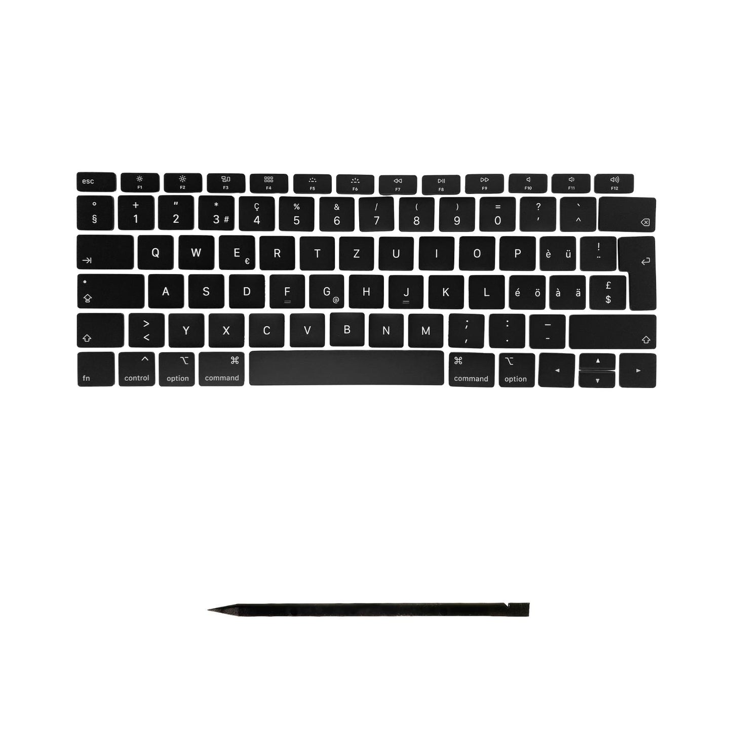 Ersatztasten & Scharniere für MacBook Pro/Air Tastatur Schweizer Layout