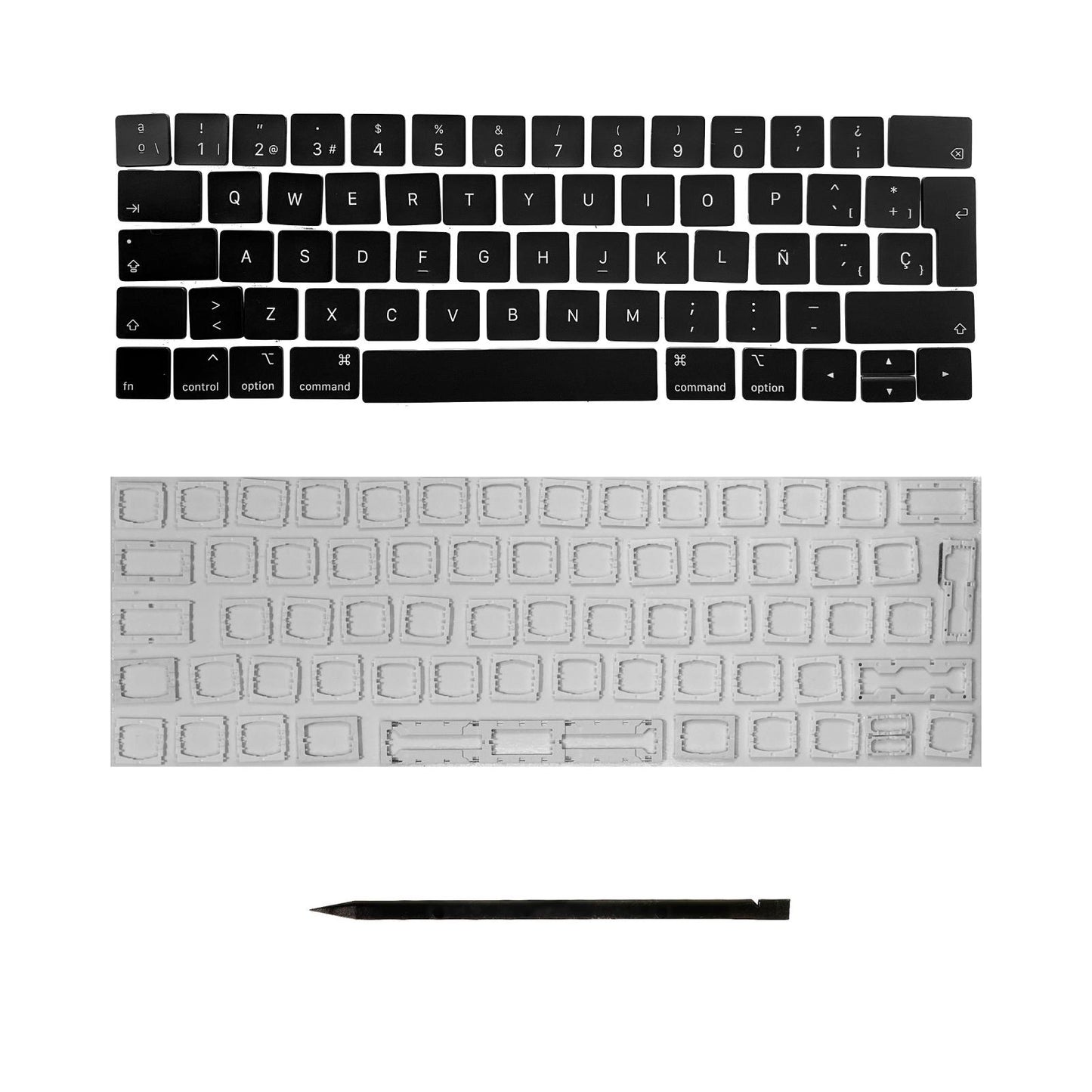 Ersatztasten & Scharniere für MacBook Pro/Air Tastatur Spanisches Layout ISO