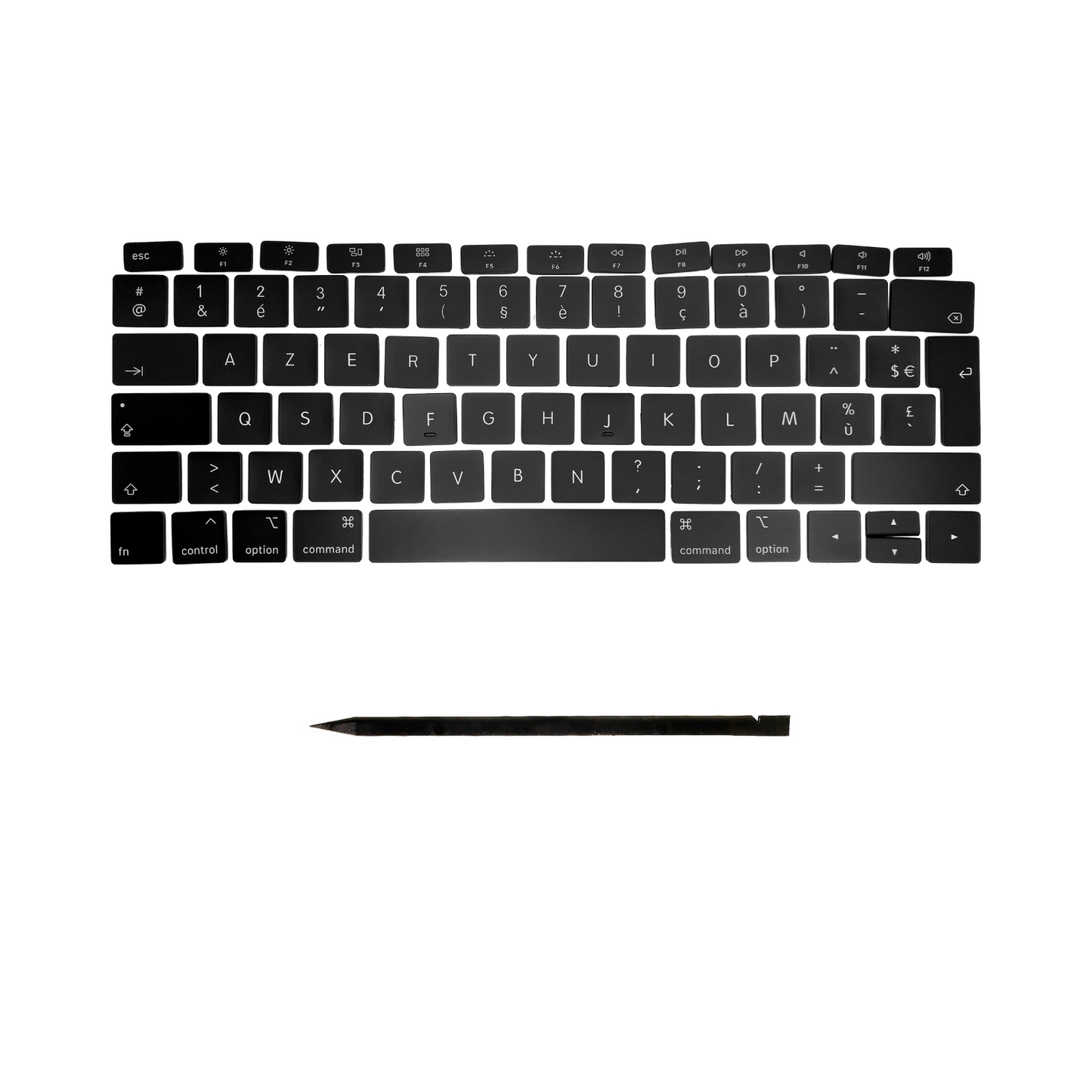 Keys & Clips for MacBook Pro/Air Keyboard French Layout ISO