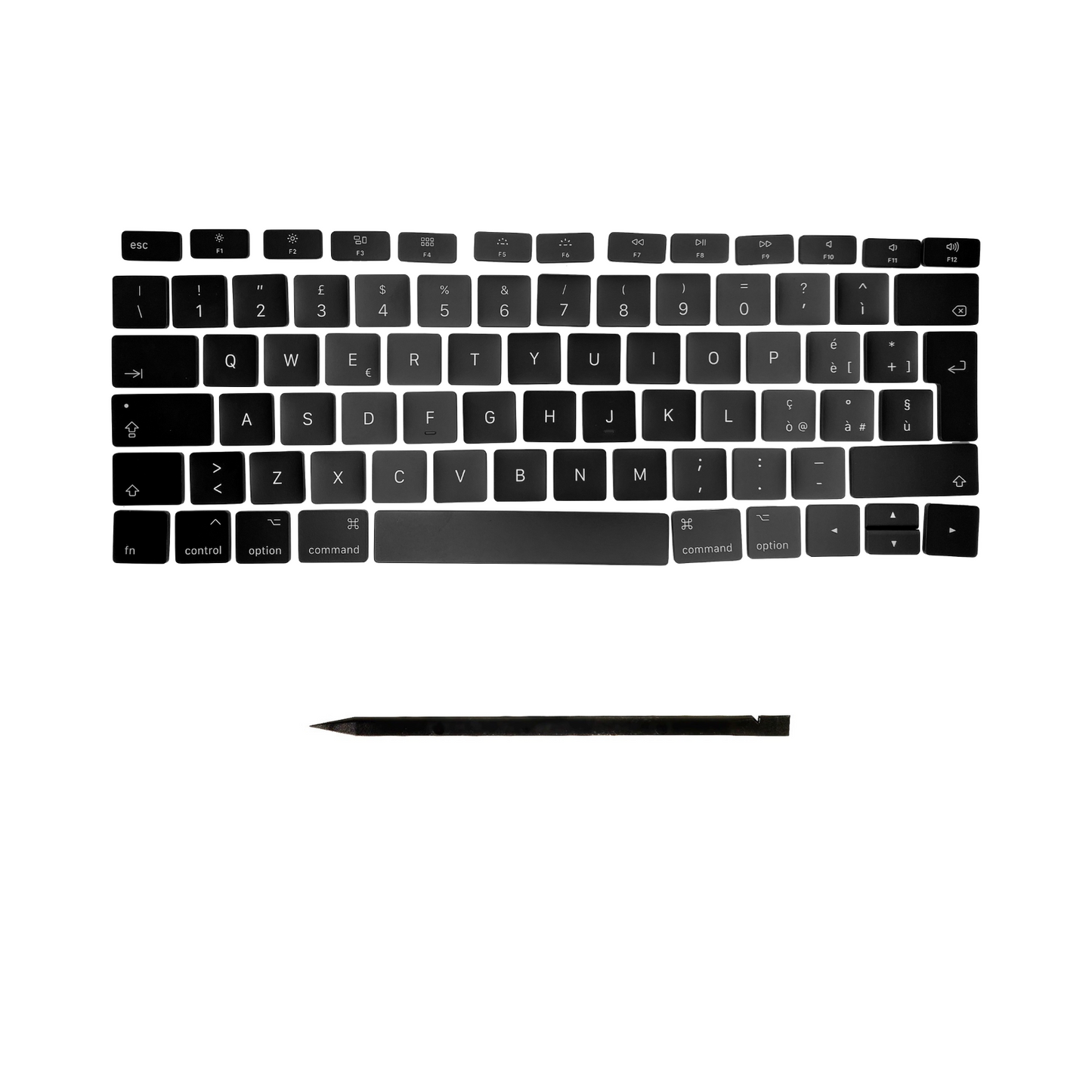 Keys & Clips for MacBook Pro/Air Keyboard Italien Layout ISO