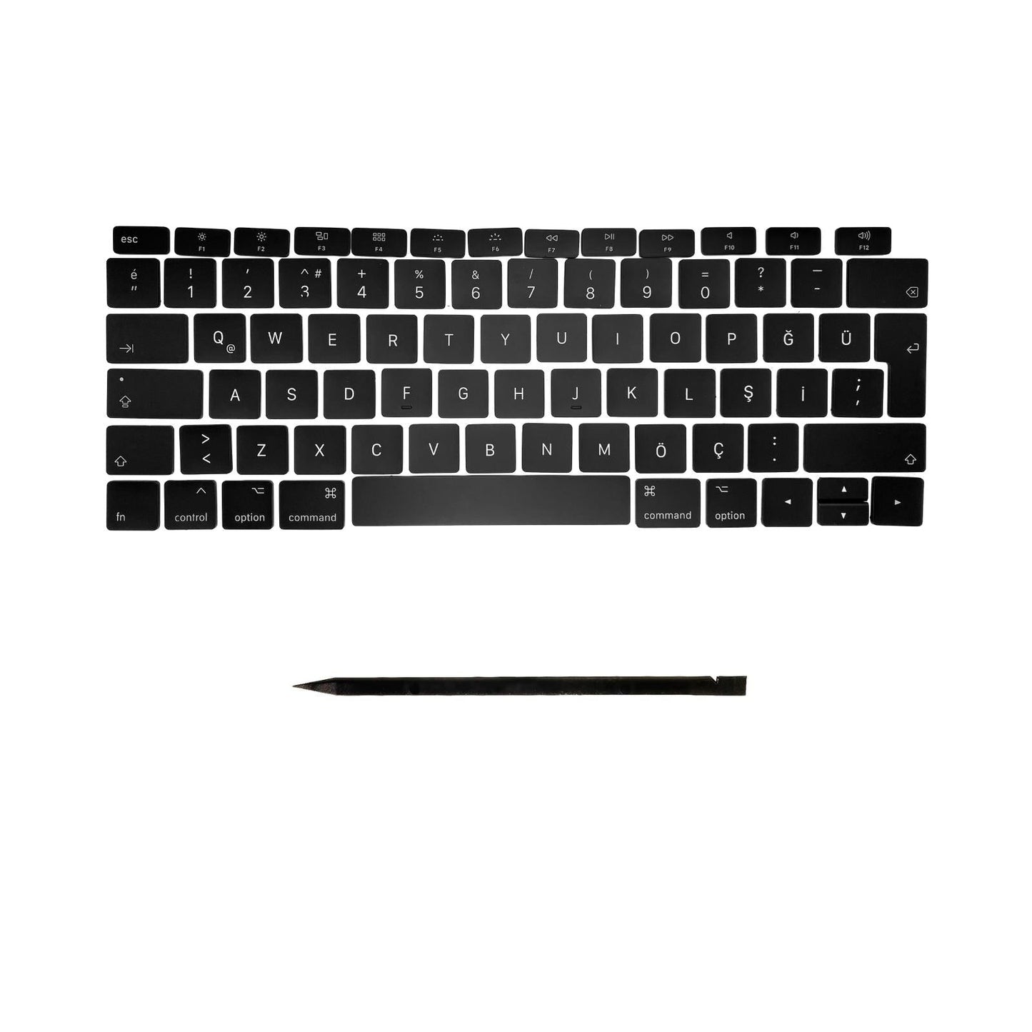 Keys & Clips for MacBook Pro/Air Keyboard Turkish Layout ISO