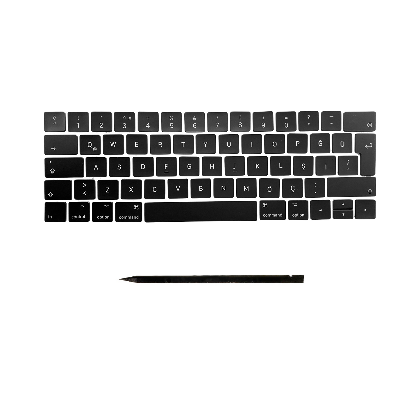 Ersatztasten & Scharniere für MacBook Pro/Air Tastatur Türkisches Layout ISO