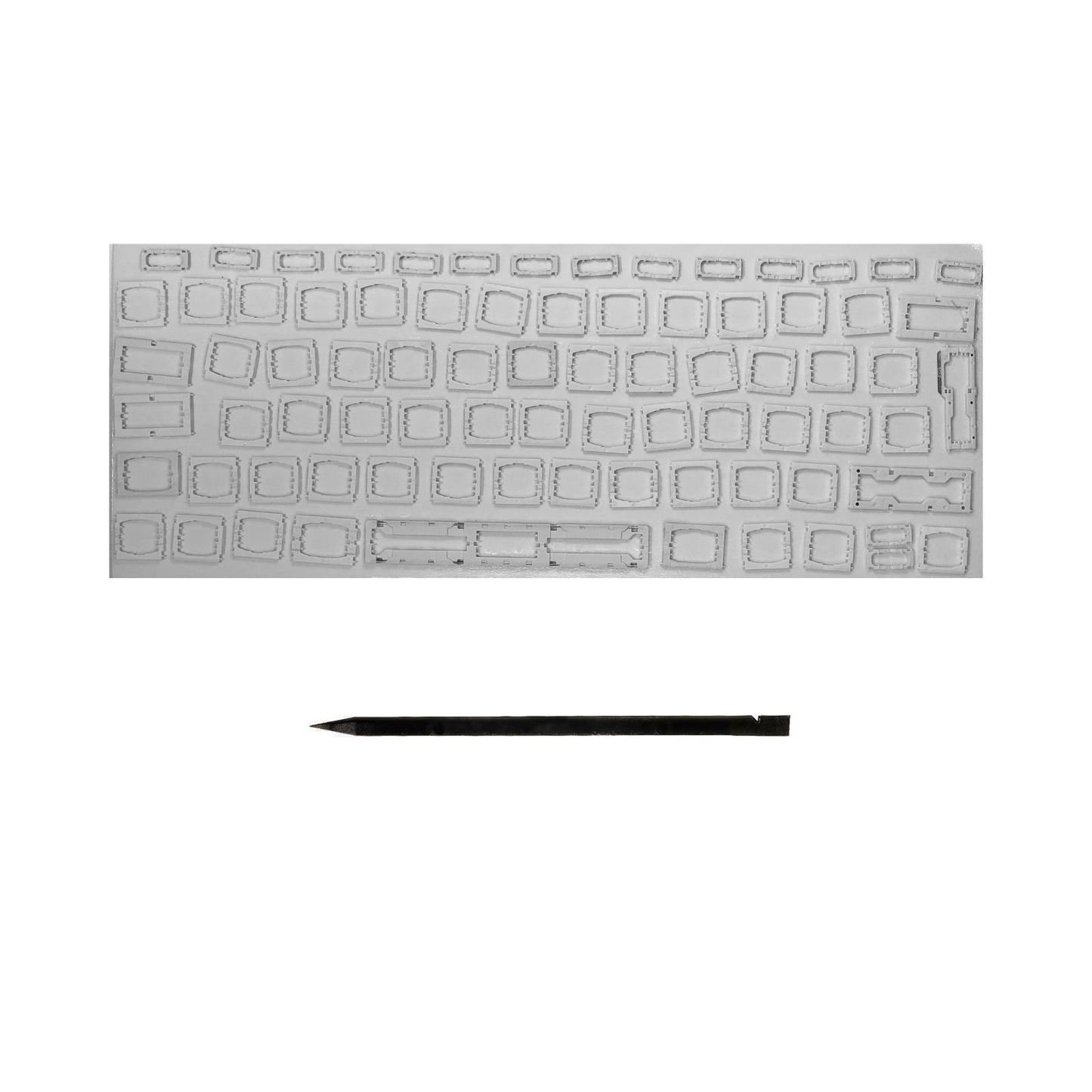 Keys & Clips for MacBook Pro/Air Keyboard Arabic Layout ISO