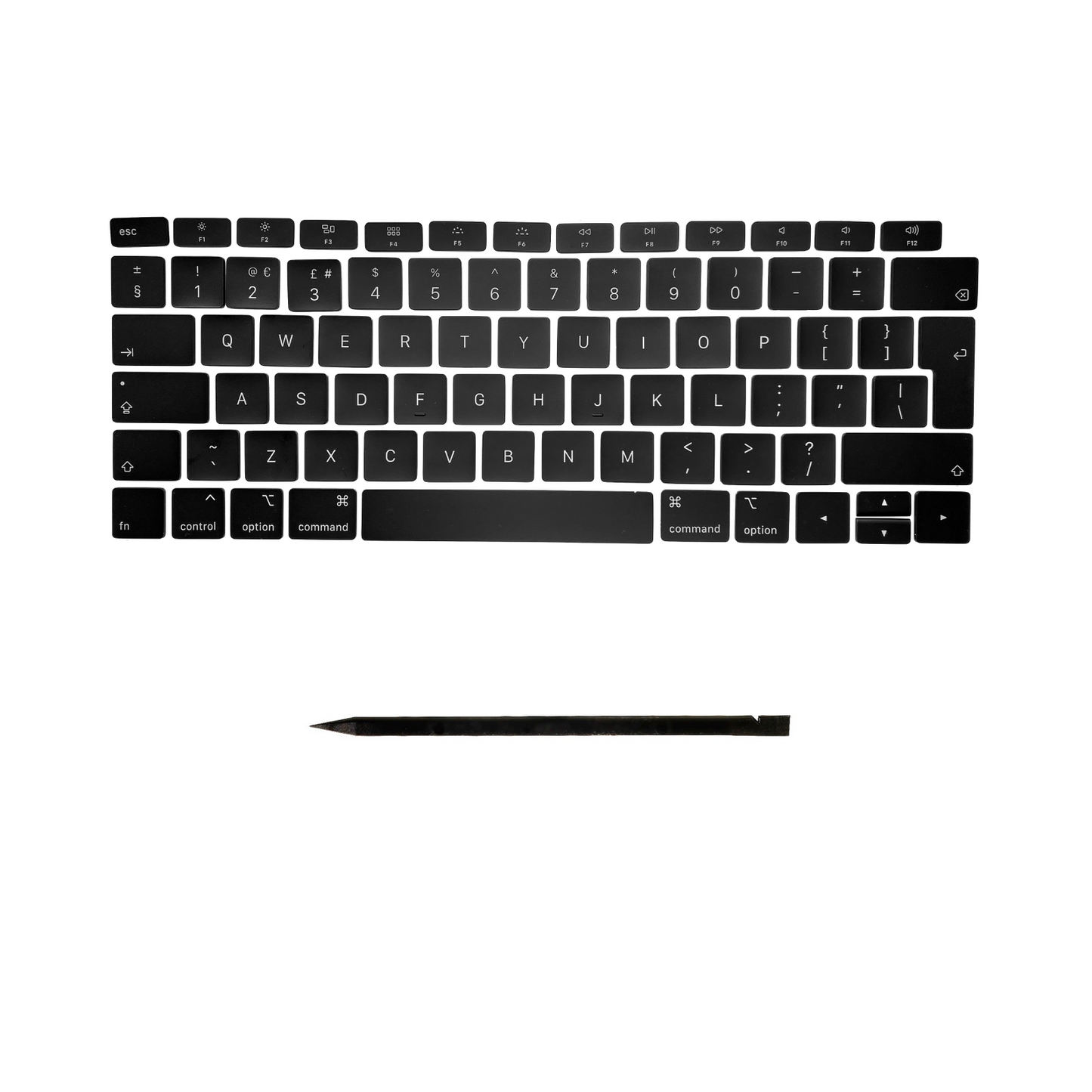 Keys & Clips for MacBook Pro/Air Keyboard UK-English Layout ISO