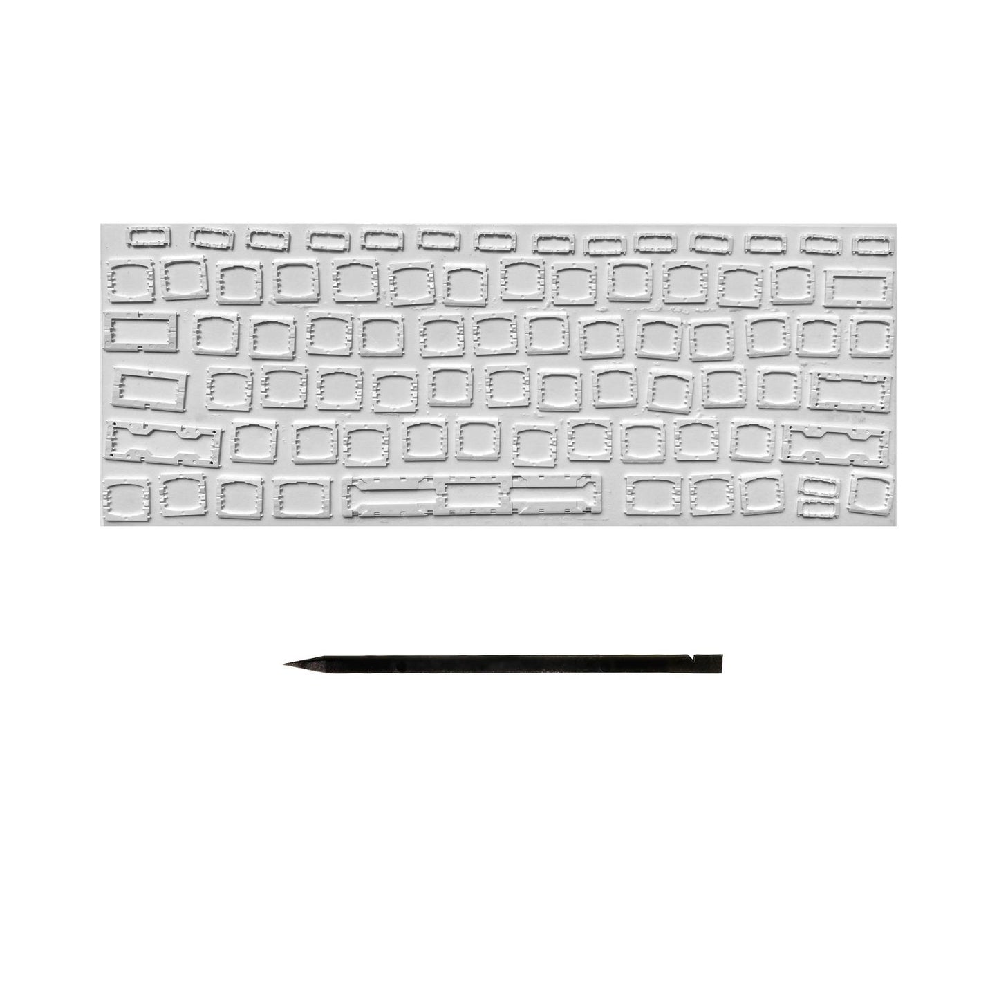 Keys & Clips for MacBook Pro/Air Keyboard US-English Layout ANSI