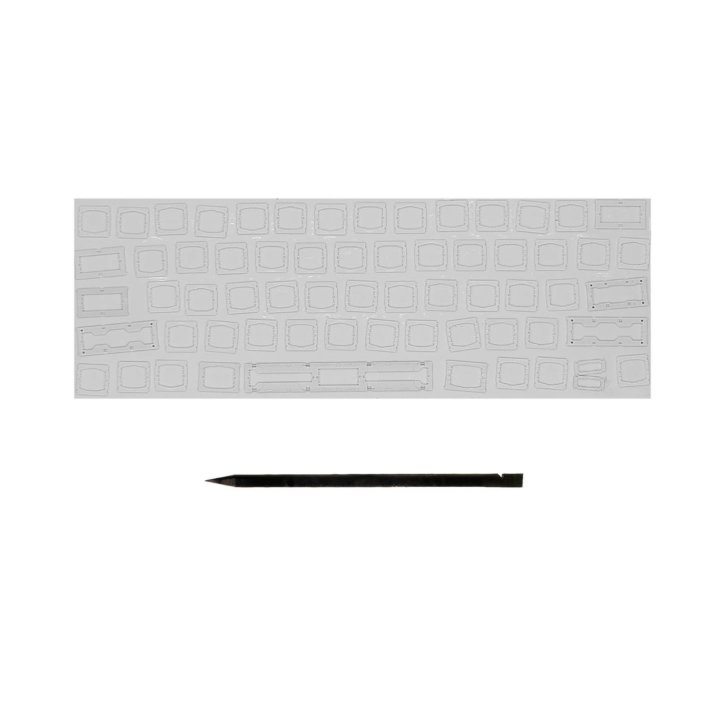 Keys & Clips for MacBook Pro/Air Keyboard US-English Layout ANSI