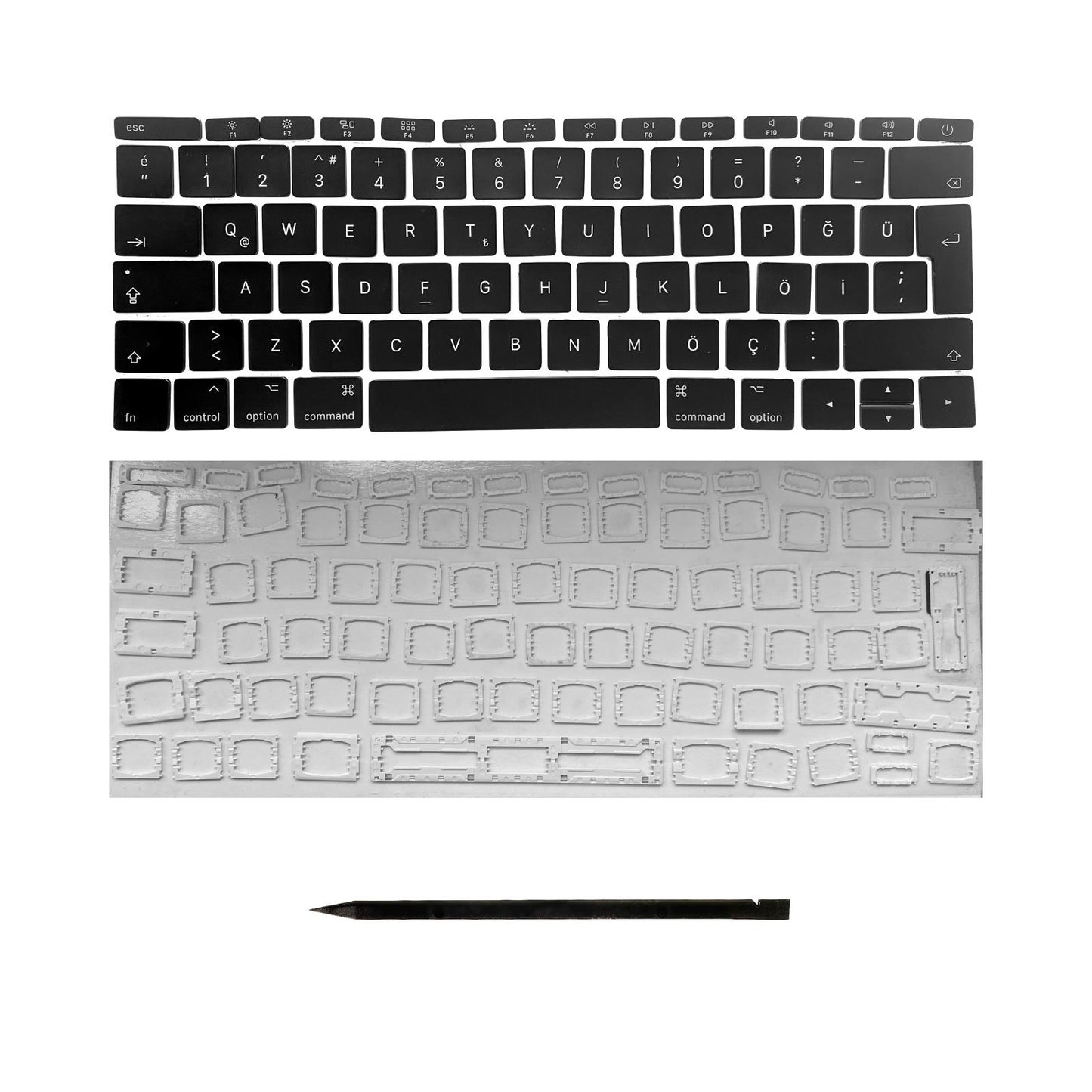 Ersatztasten & Scharniere für MacBook Pro/Air Tastatur Schweizer Layout