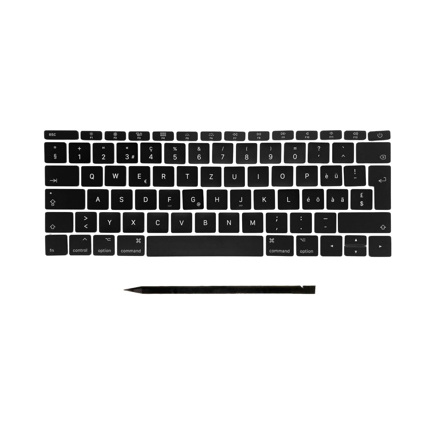 Ersatztasten & Scharniere für MacBook Pro/Air Tastatur Schweizer Layout