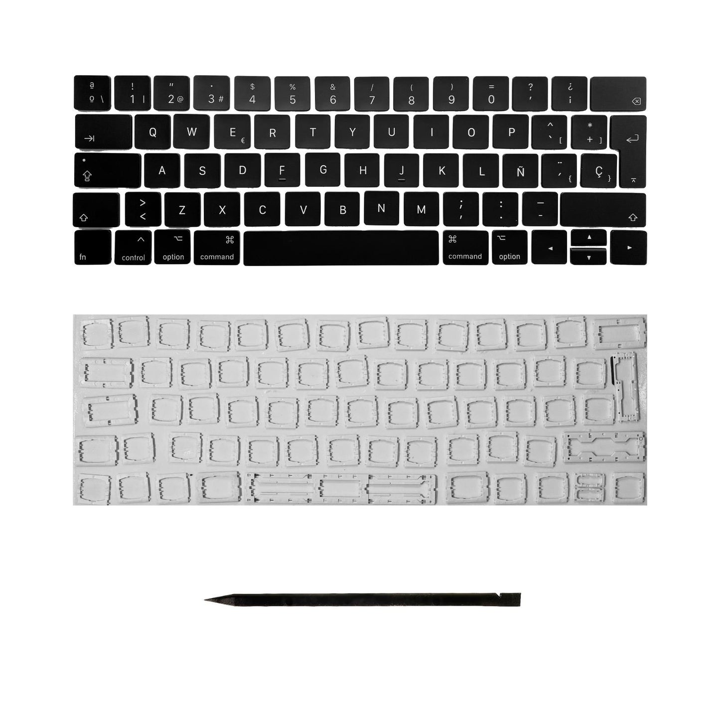 Ersatztasten & Scharniere für MacBook Pro/Air Tastatur Spanisches Layout ISO