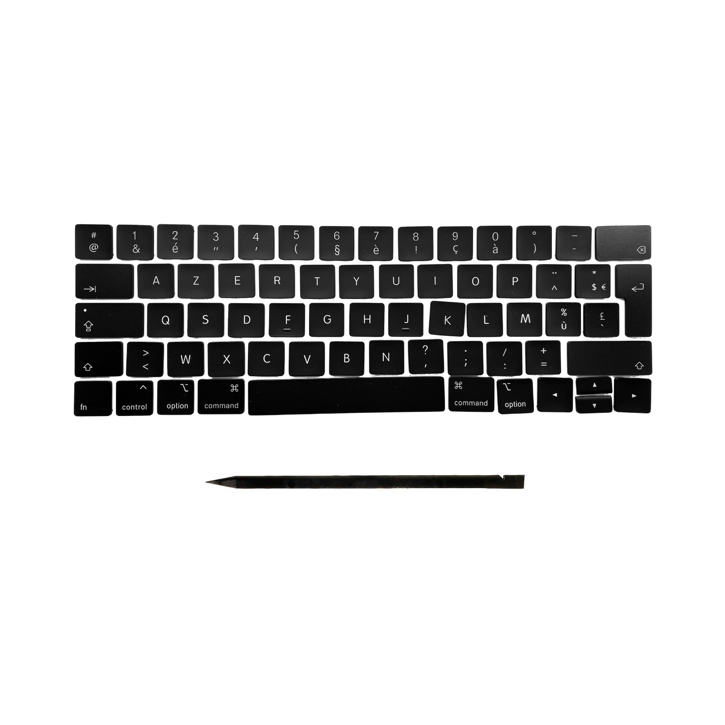 Keys & Clips for MacBook Pro/Air Keyboard French Layout ISO