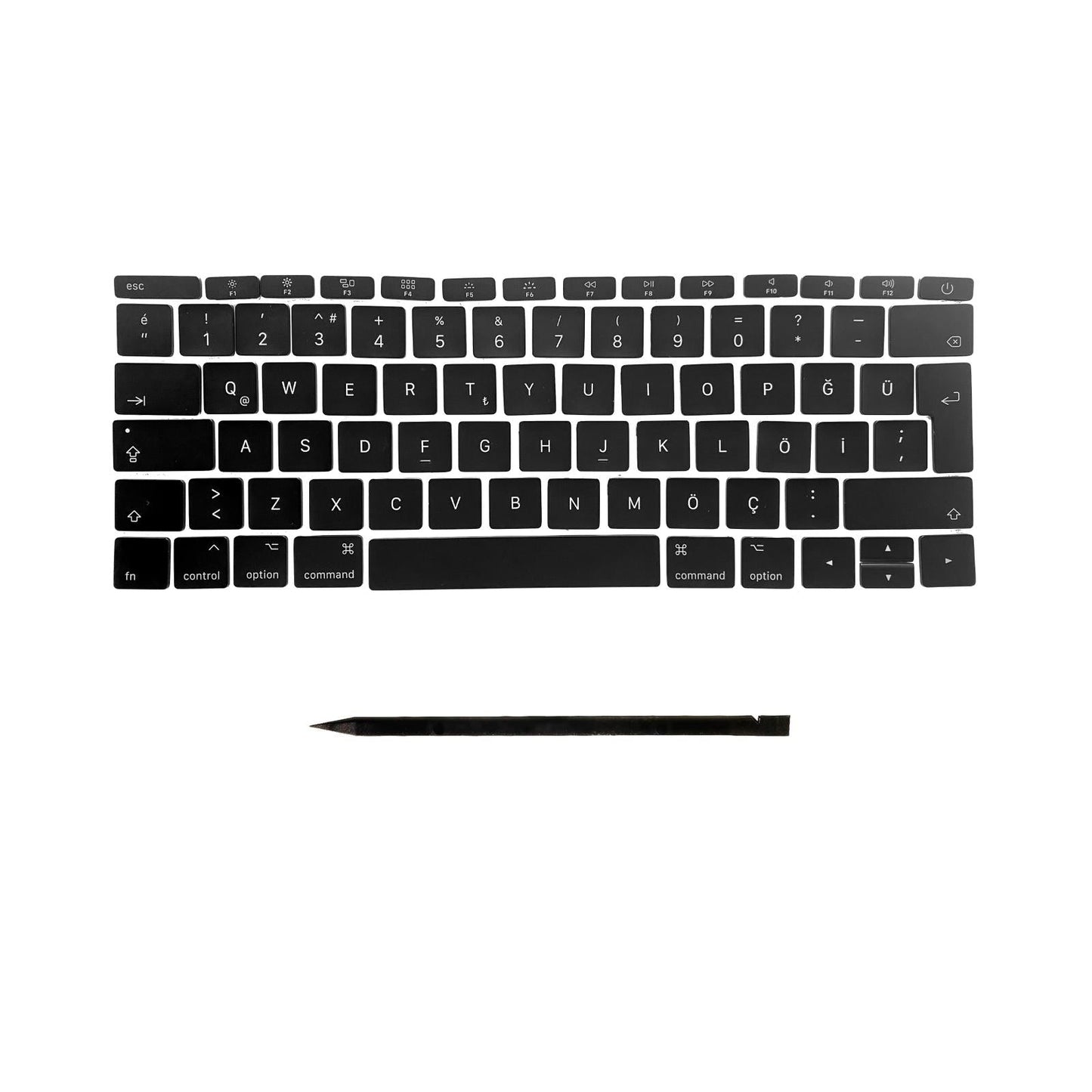 Ersatztasten & Scharniere für MacBook Pro/Air Tastatur Türkisches Layout ISO