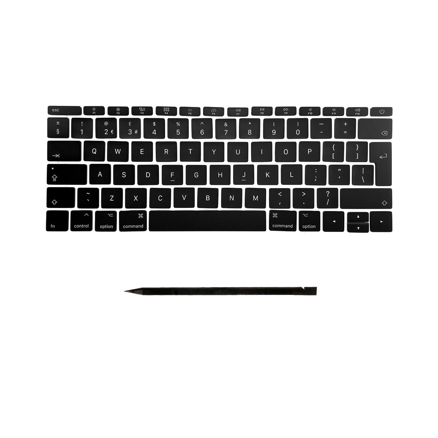 Keys & Clips for MacBook Pro/Air Keyboard UK-English Layout ISO