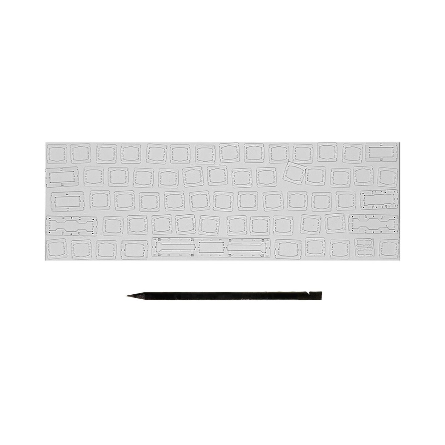 Keys & Clips for MacBook Pro/Air Keyboard US-English Layout ANSI