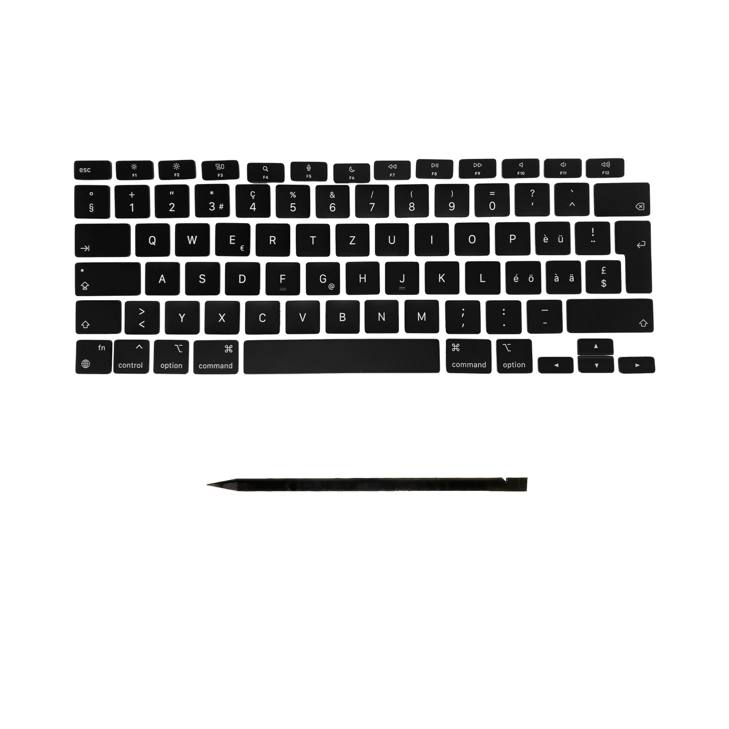 Ersatztasten & Scharniere für MacBook Pro/Air Tastatur Schweizer Layout