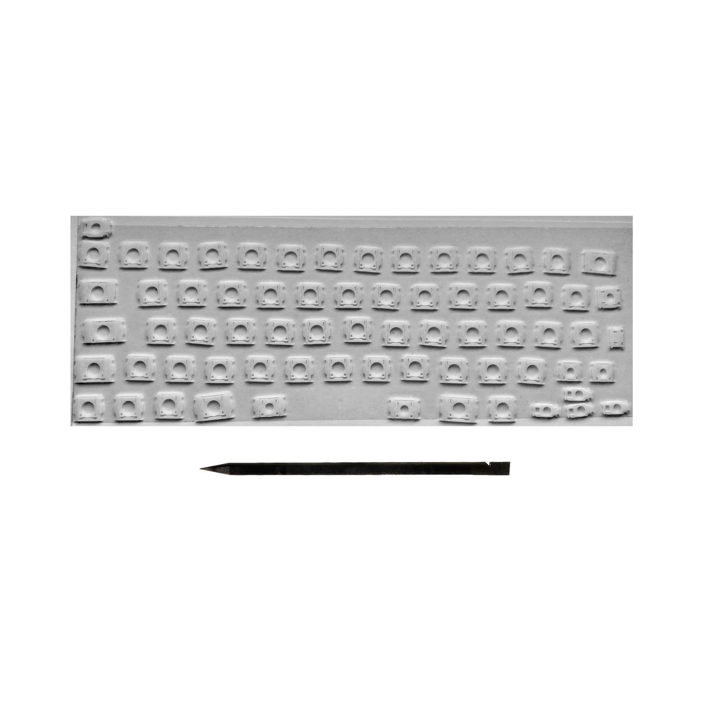 Keys & Clips for MacBook Pro/Air Keyboard German Layout ISO