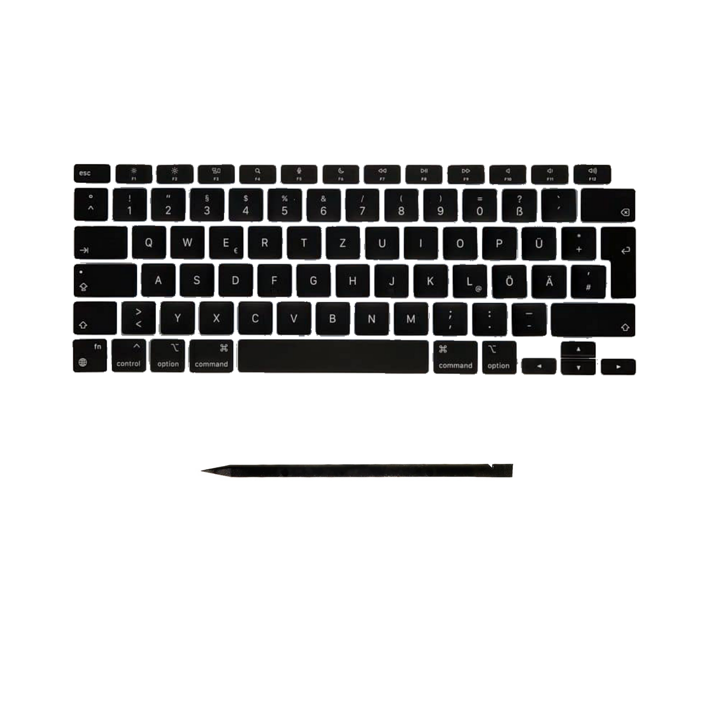 Keys & Clips for MacBook Pro/Air Keyboard German Layout ISO