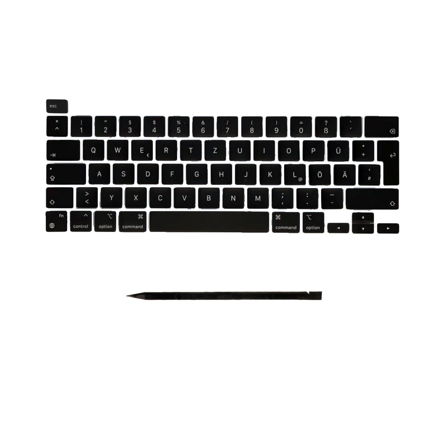 Keys & Clips for MacBook Pro/Air Keyboard German Layout ISO