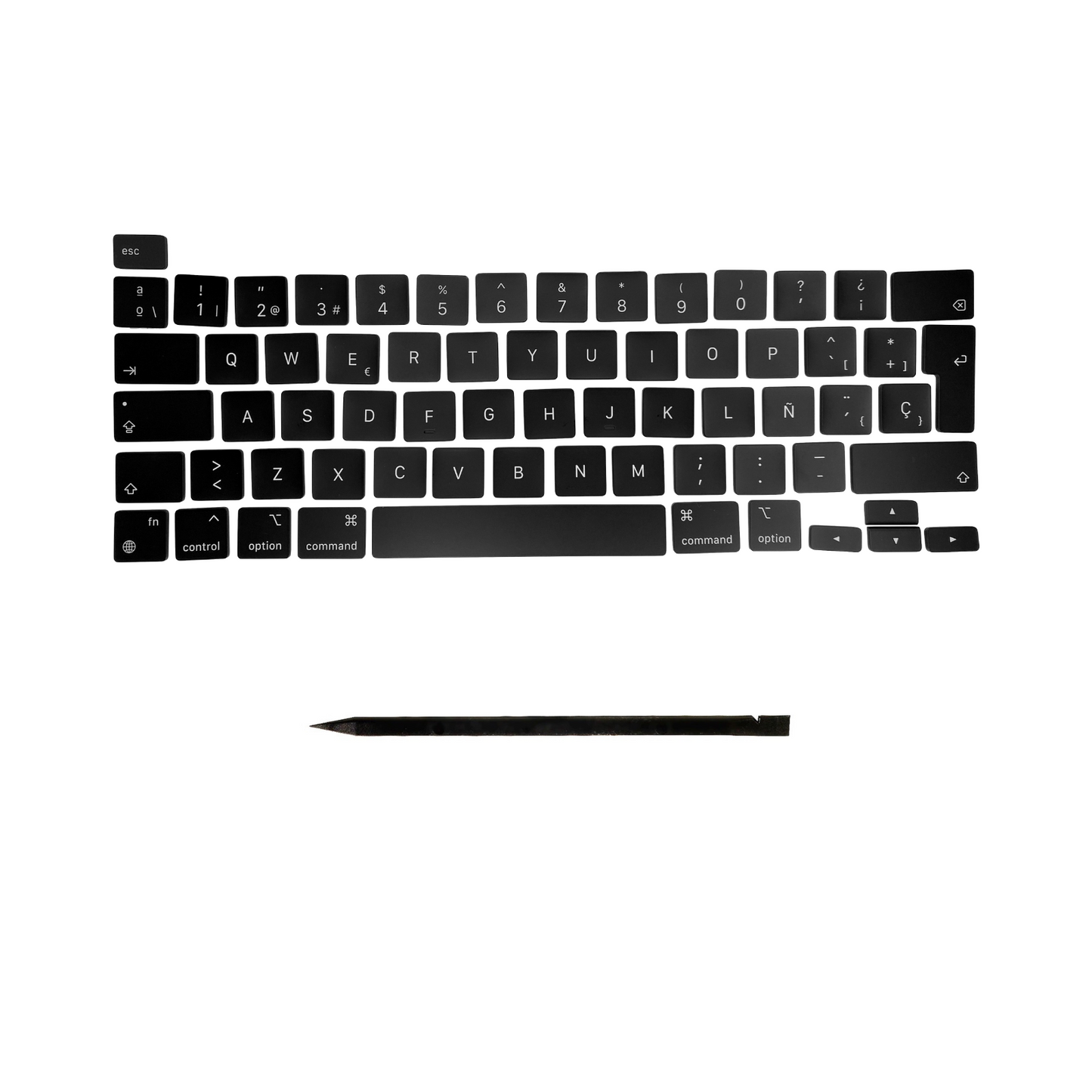 Ersatztasten & Scharniere für MacBook Pro/Air Tastatur Spanisches Layout ISO