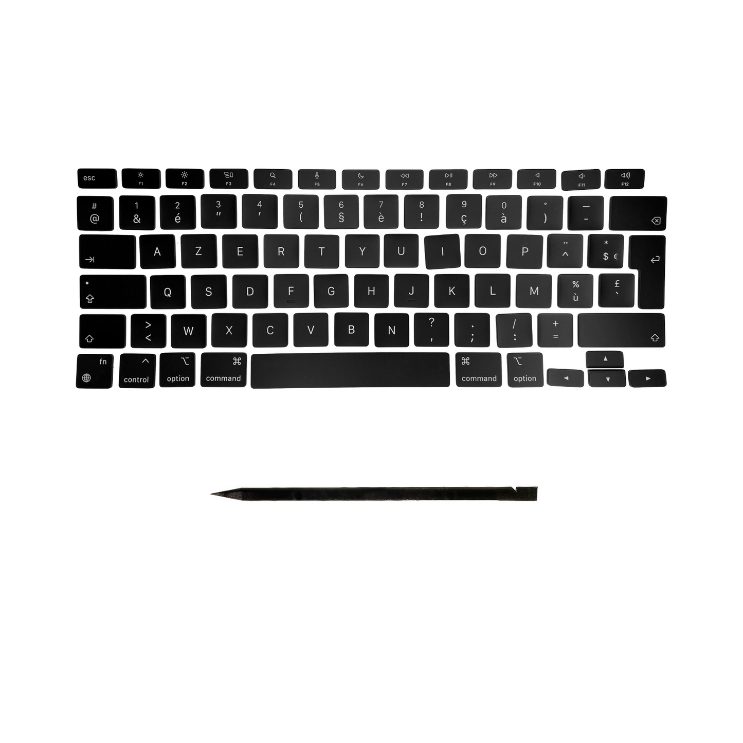 Keys & Clips for MacBook Pro/Air Keyboard French Layout ISO