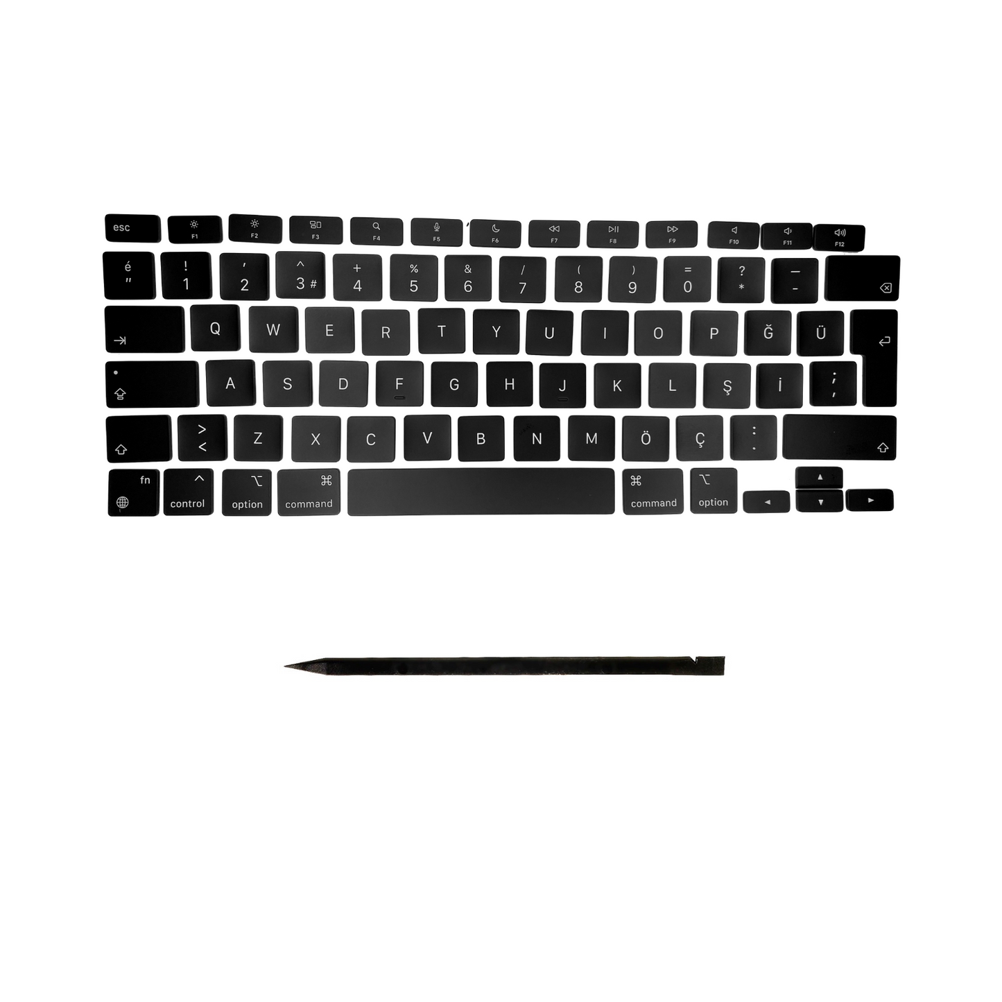 Ersatztasten & Scharniere für MacBook Pro/Air Tastatur Türkisches Layout ISO