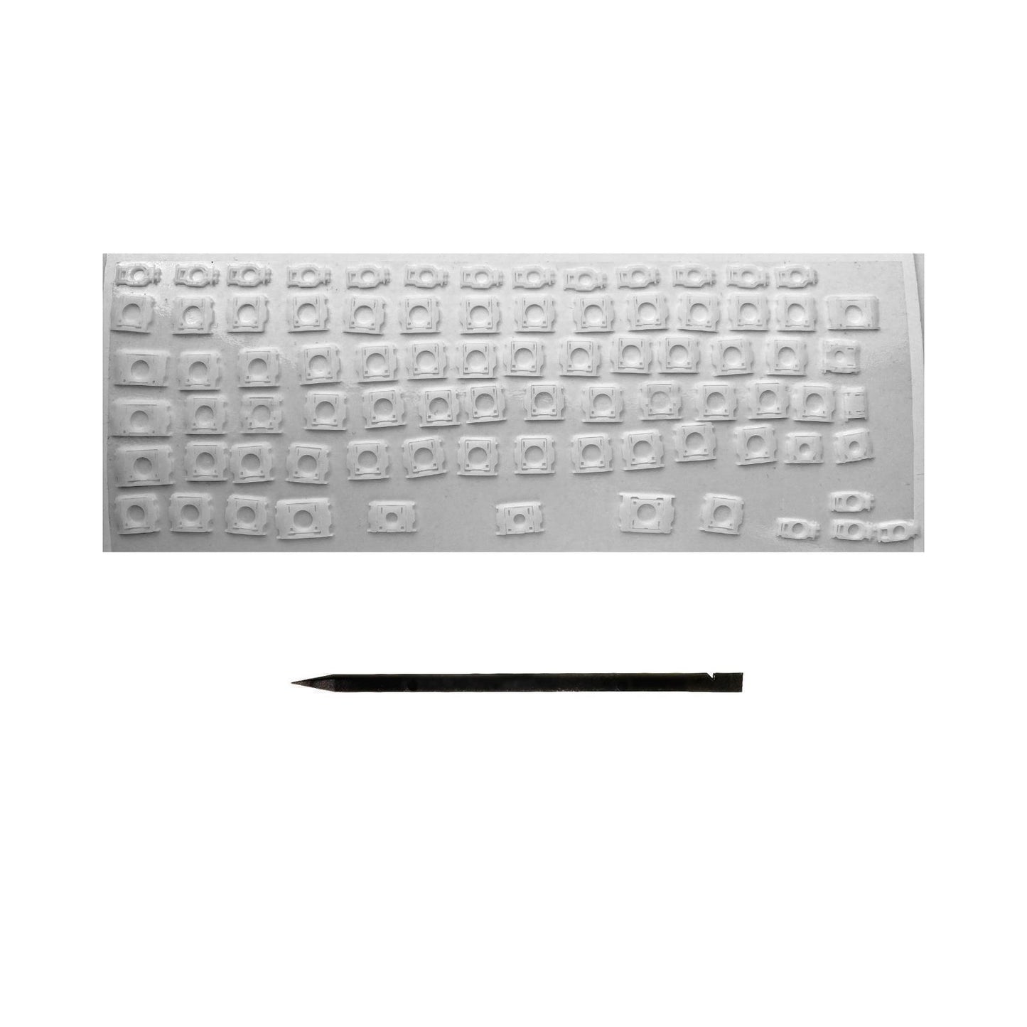 Keys & Clips for MacBook Pro/Air Keyboard Danish Layout ISO