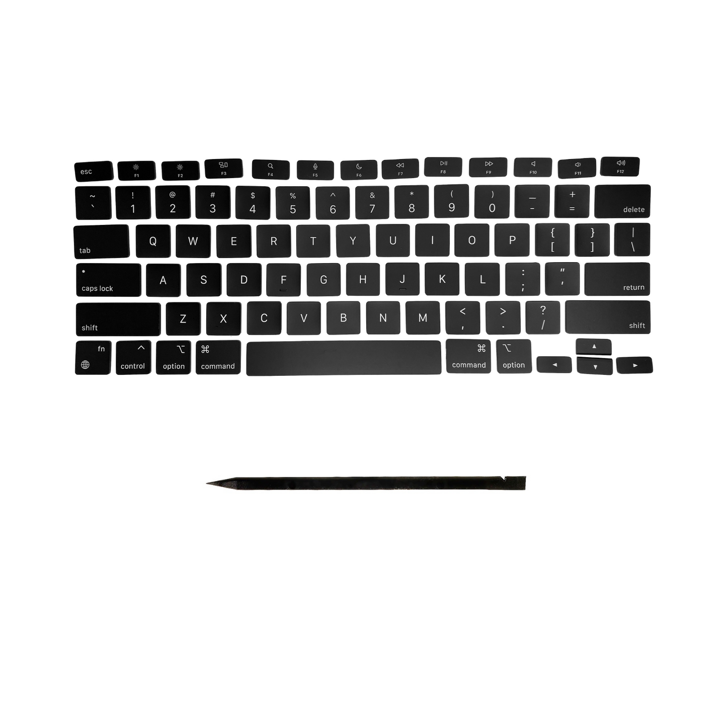 Keys & Clips for MacBook Pro/Air Keyboard US-English Layout ANSI