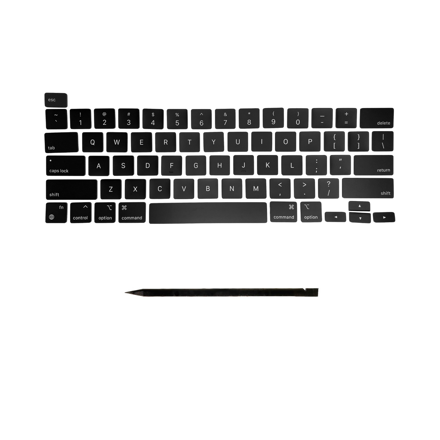 Keys & Clips for MacBook Pro/Air Keyboard US-English Layout ANSI