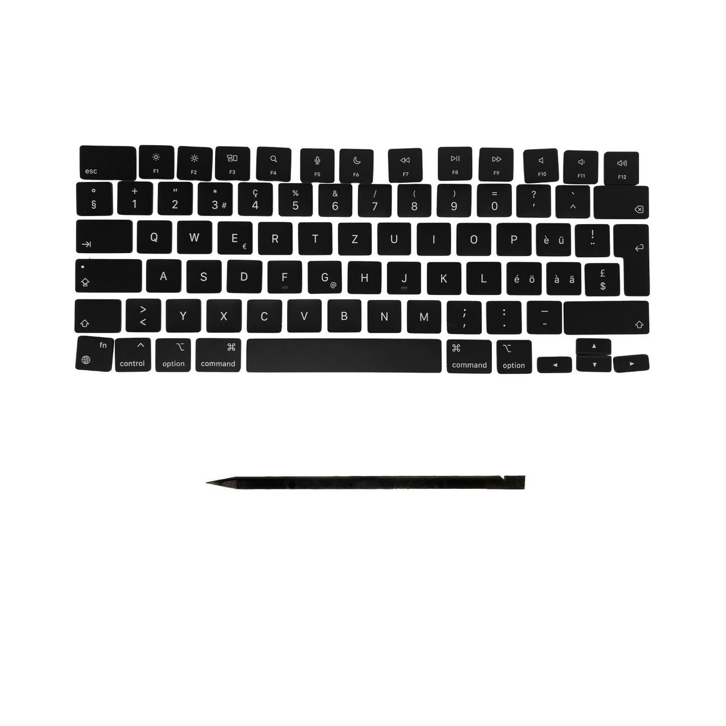 Ersatztasten & Scharniere für MacBook Pro/Air Tastatur Schweizer Layout