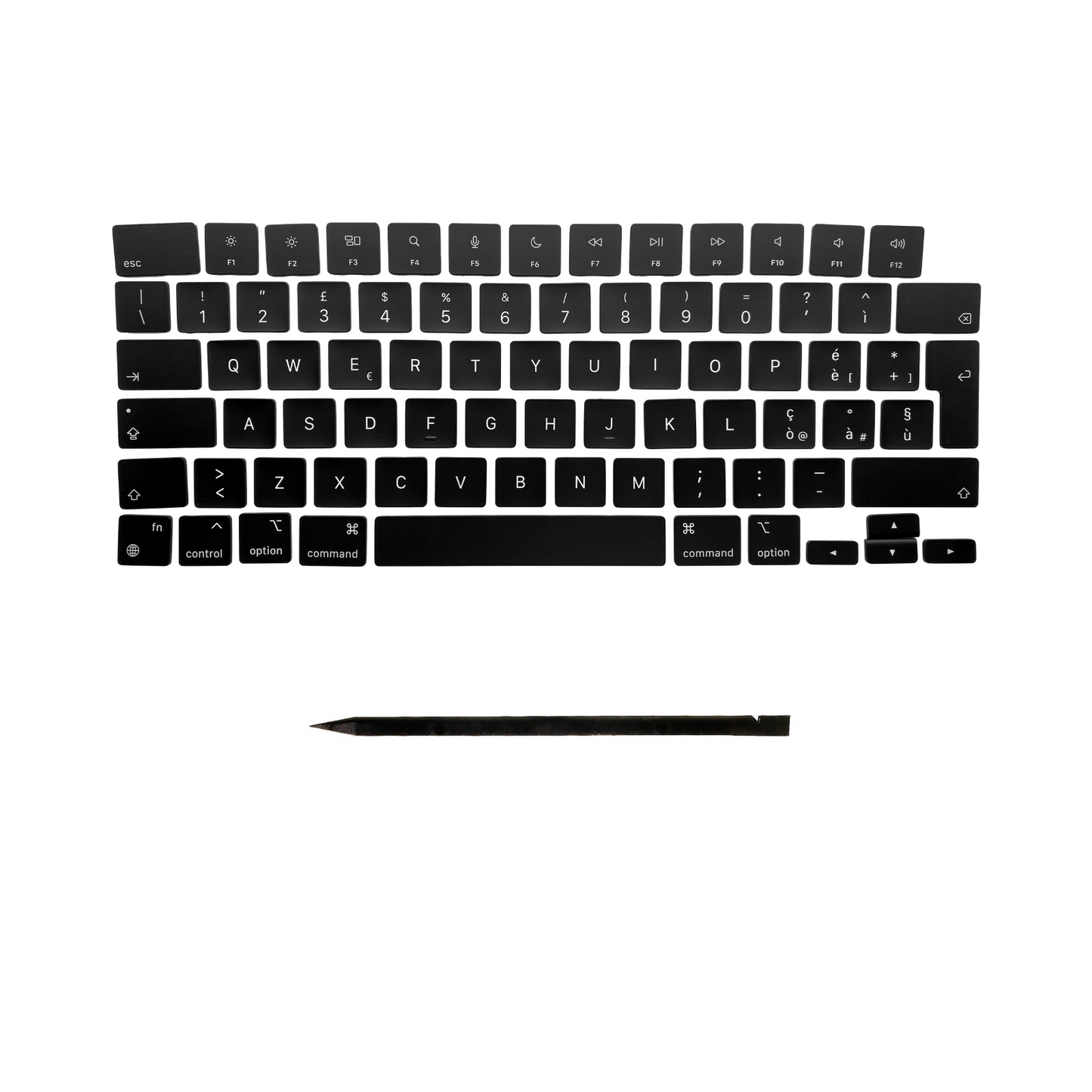 Keys & Clips for MacBook Pro/Air Keyboard Italien Layout ISO