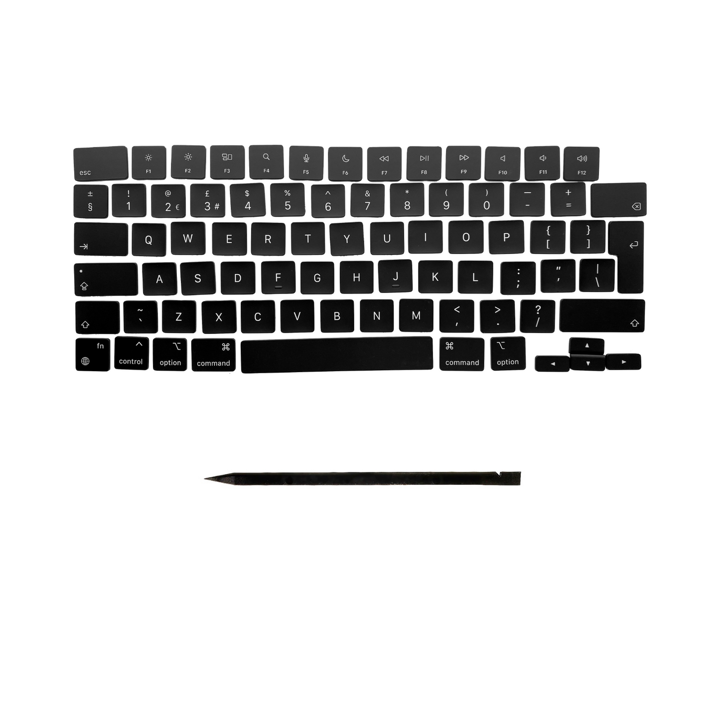 Keys & Clips for MacBook Pro/Air Keyboard UK-English Layout ISO