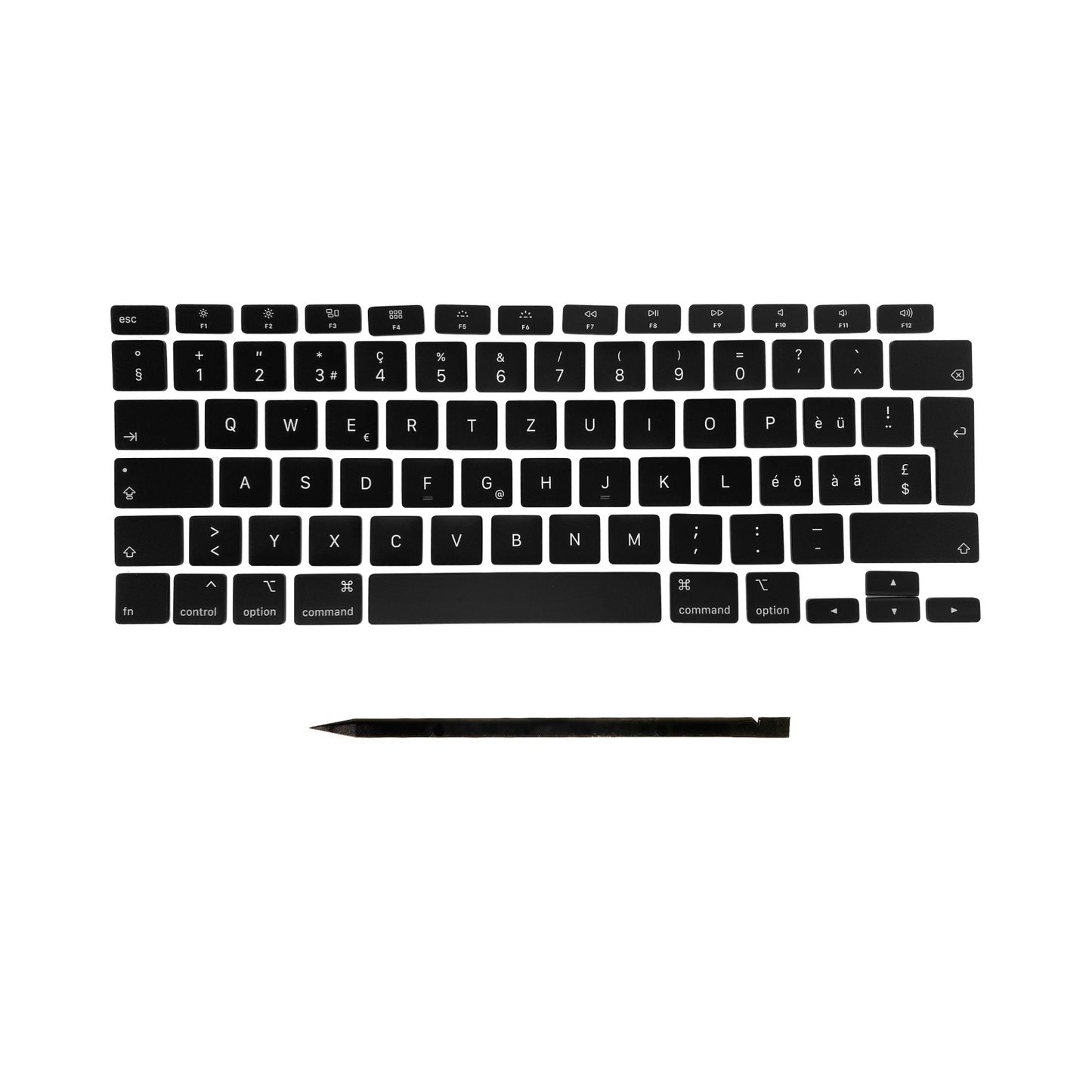 Ersatztasten & Scharniere für MacBook Pro/Air Tastatur Schweizer Layout